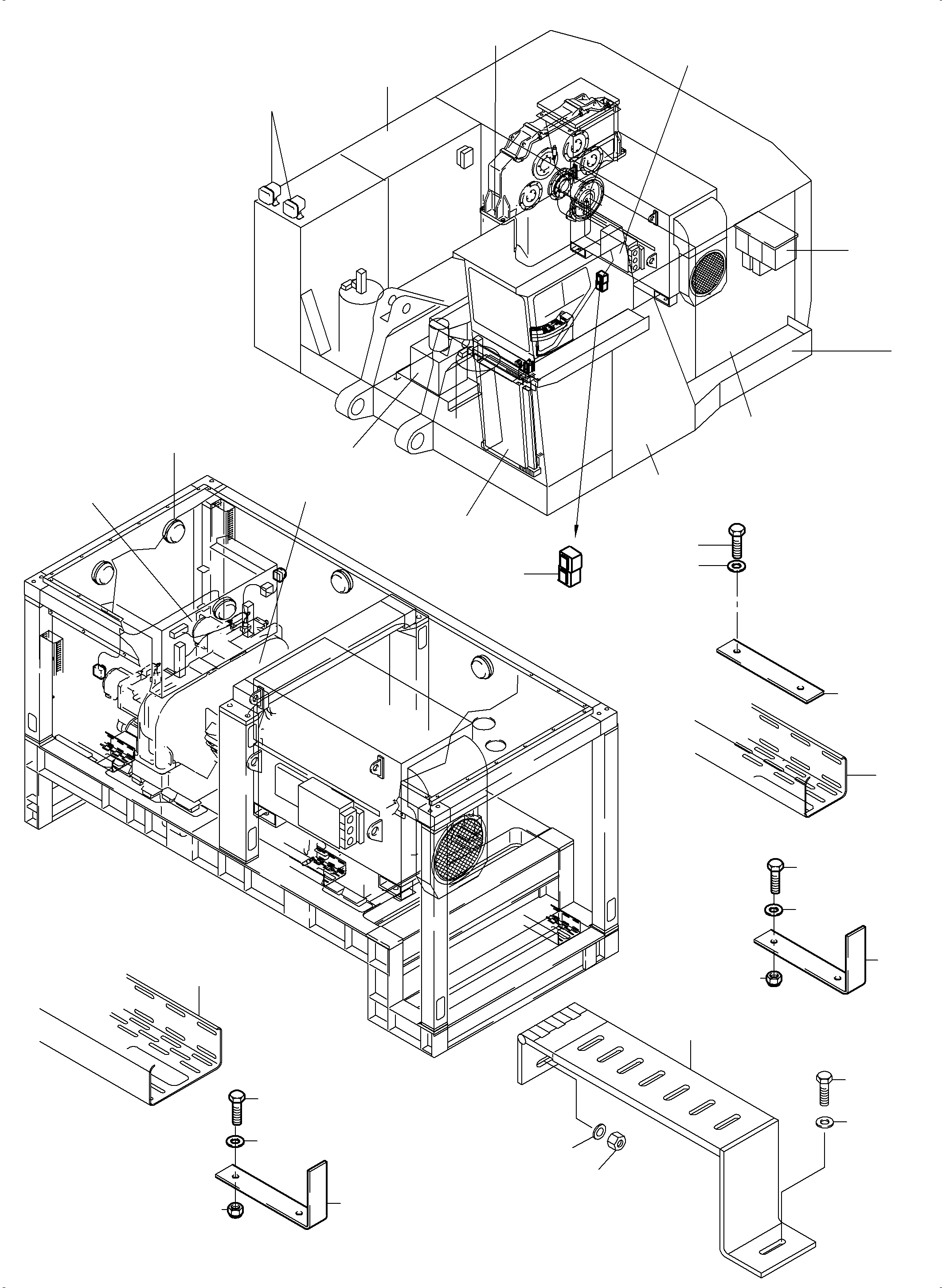 Komatsu parts book diagram for PC4000-6E S/N 08206: ELECTRIC EQUIPMENT