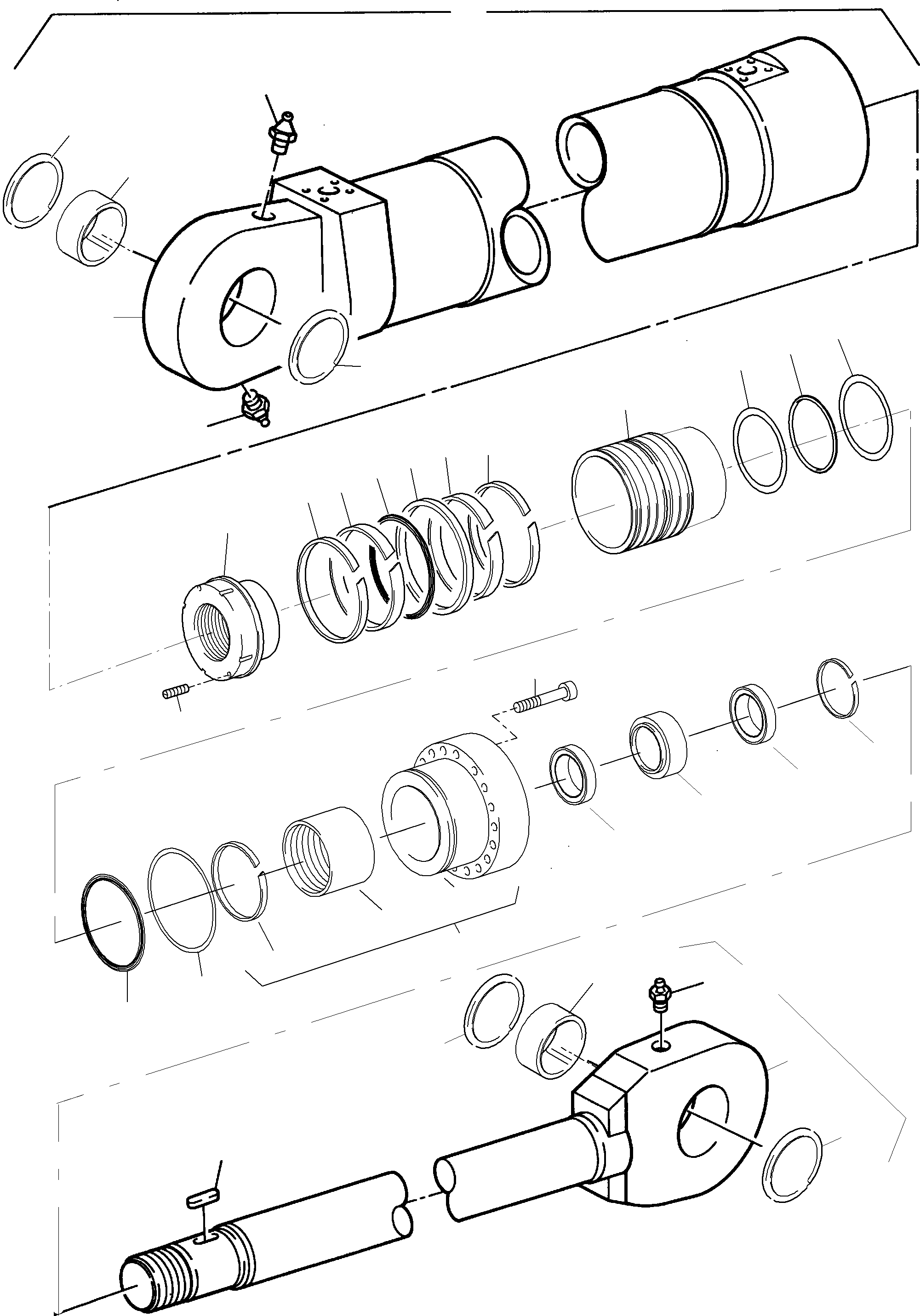 Excavators Mining Komatsu / PC4000-6 S/N 08210(G08210) / Clam Cylinder(355-5075g : 355-5075g)