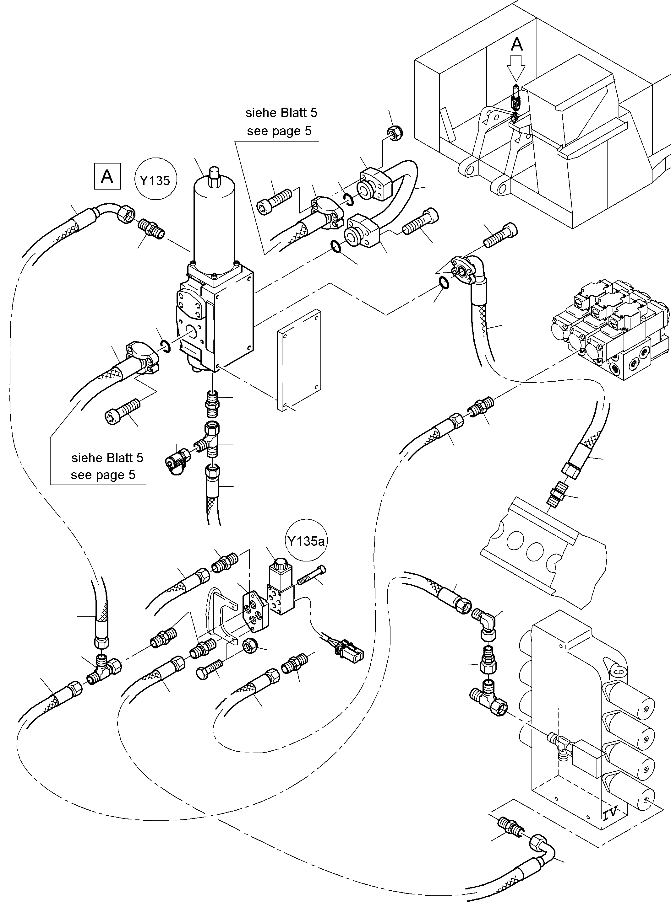 Komatsu parts book diagram for PC4000-6 S/N 08210: FLOAT POSITION