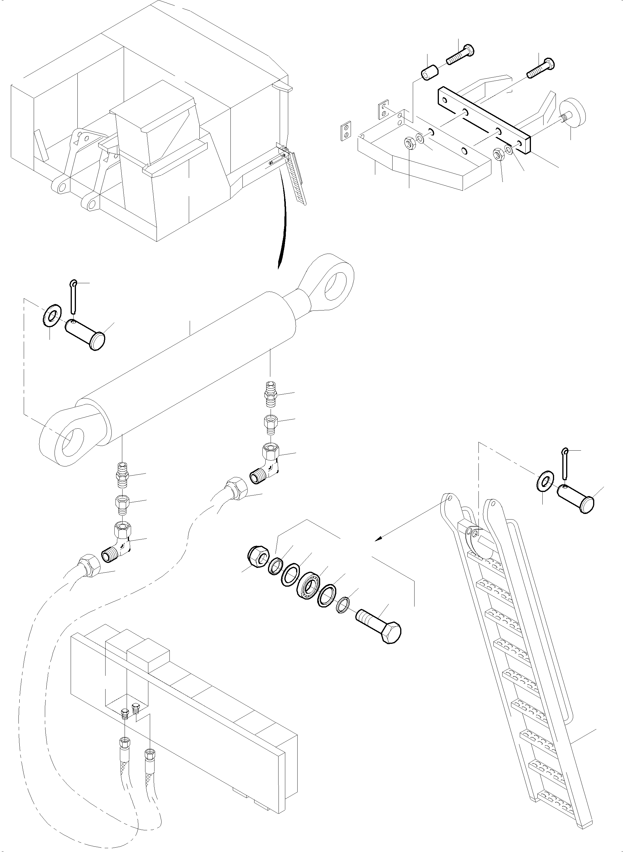 Excavators Mining Komatsu / PC4000-6E S/N 08217(G08217) / Steps(356-1040b : 356-1040b)
