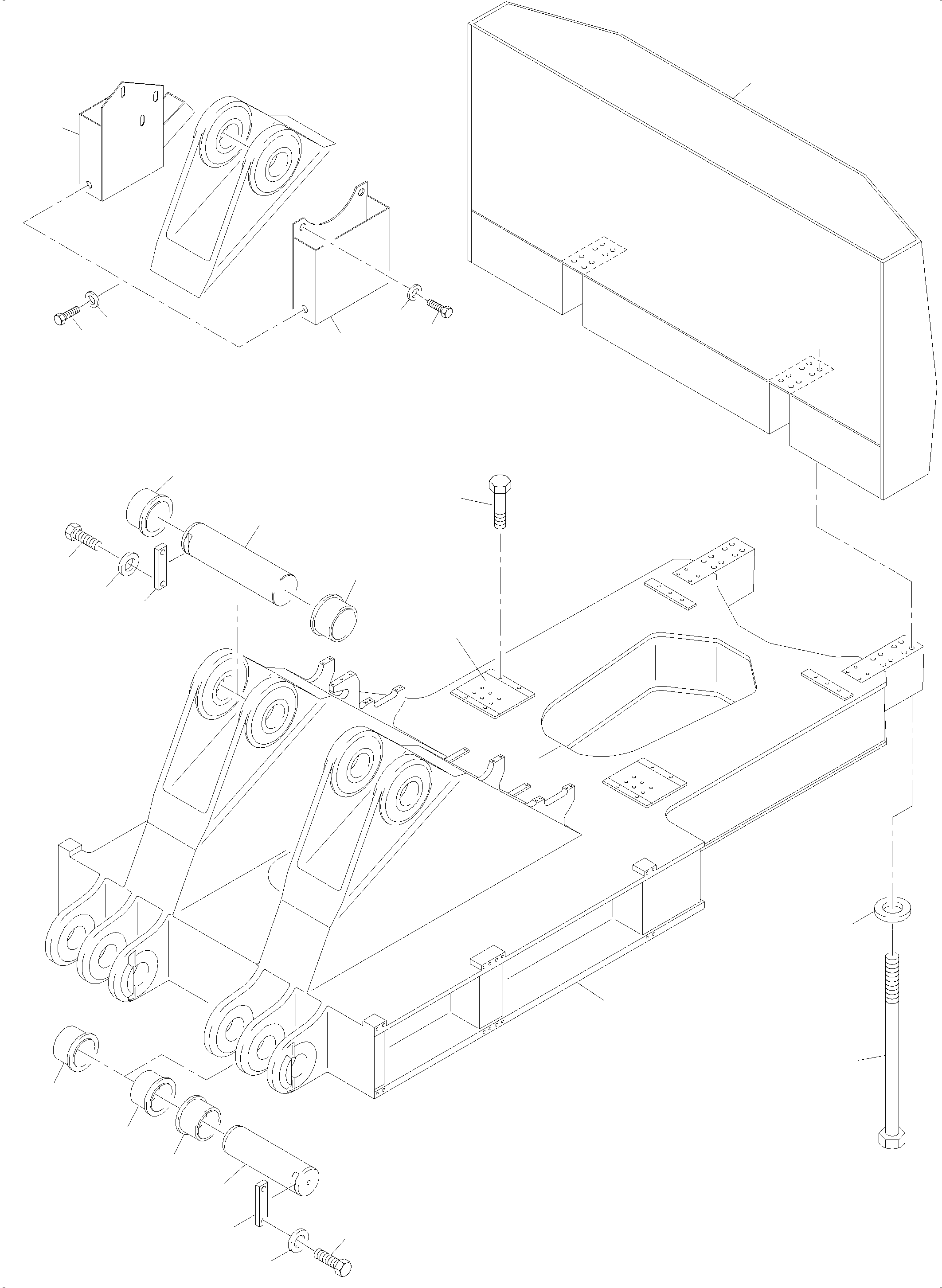 Excavators Mining Komatsu / PC4000-6E S/N 08217(G08217) / Pin, boom - Counterwight(356-1015c : 356-1015c)