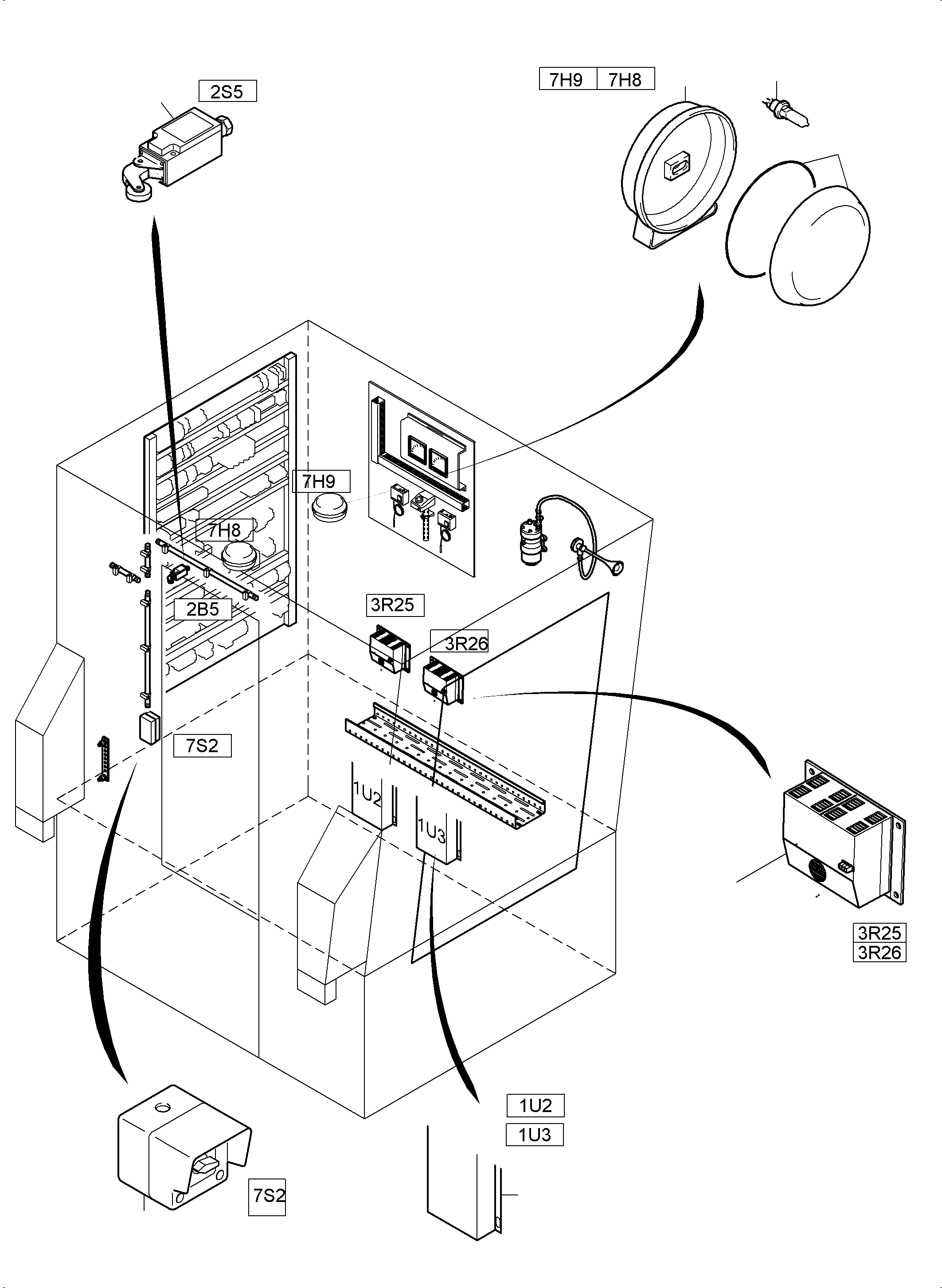 Excavators Mining Komatsu / PC4000-6E S/N 08217(G08217) / Cab Support(991-1113 : 991-1113)