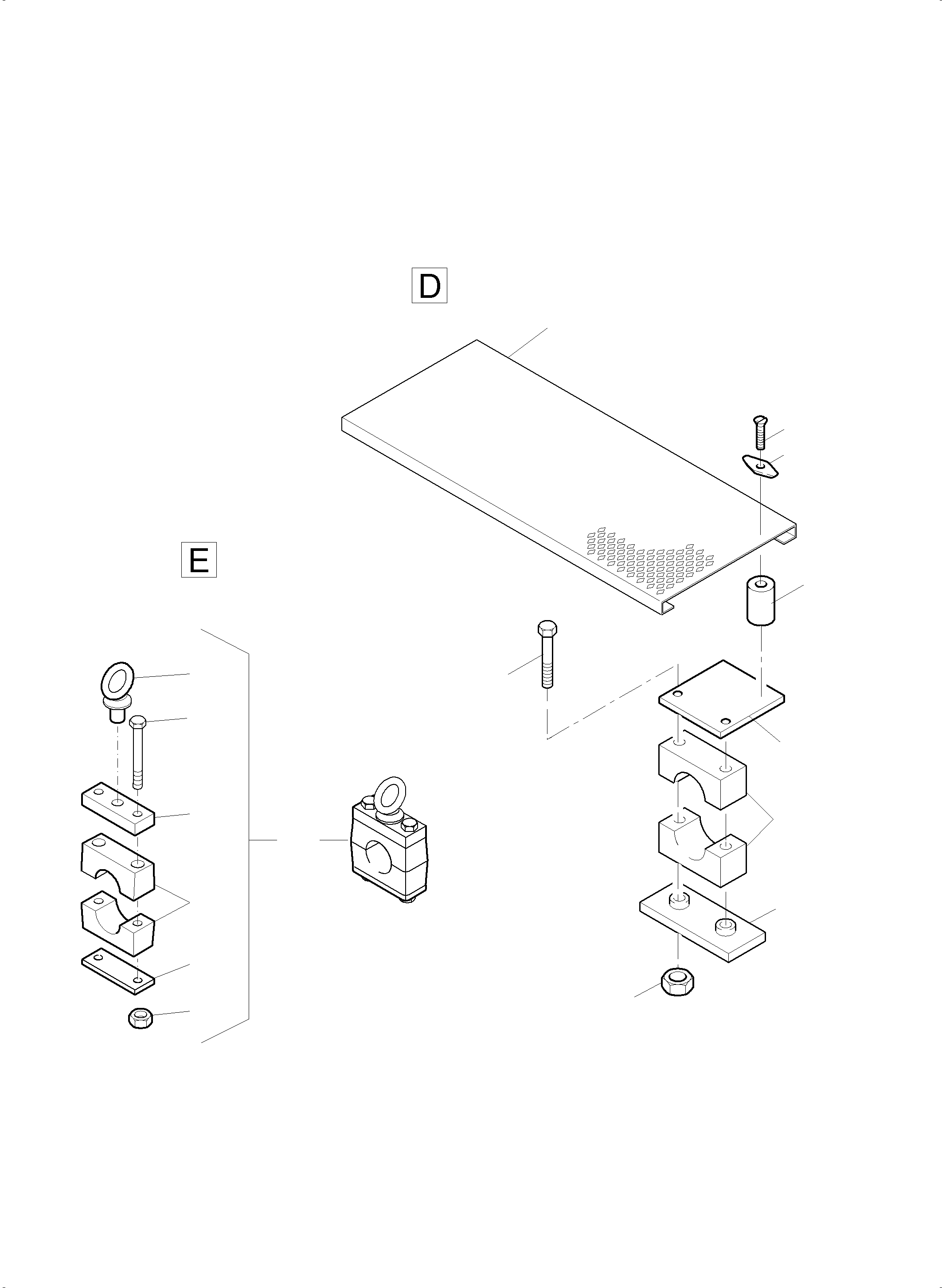 Excavators Mining Komatsu / PC4000-6E S/N 08234(G08234) / Ladder - Bullclam bucket boom 7,15m(355-4026e : 355-4026e)