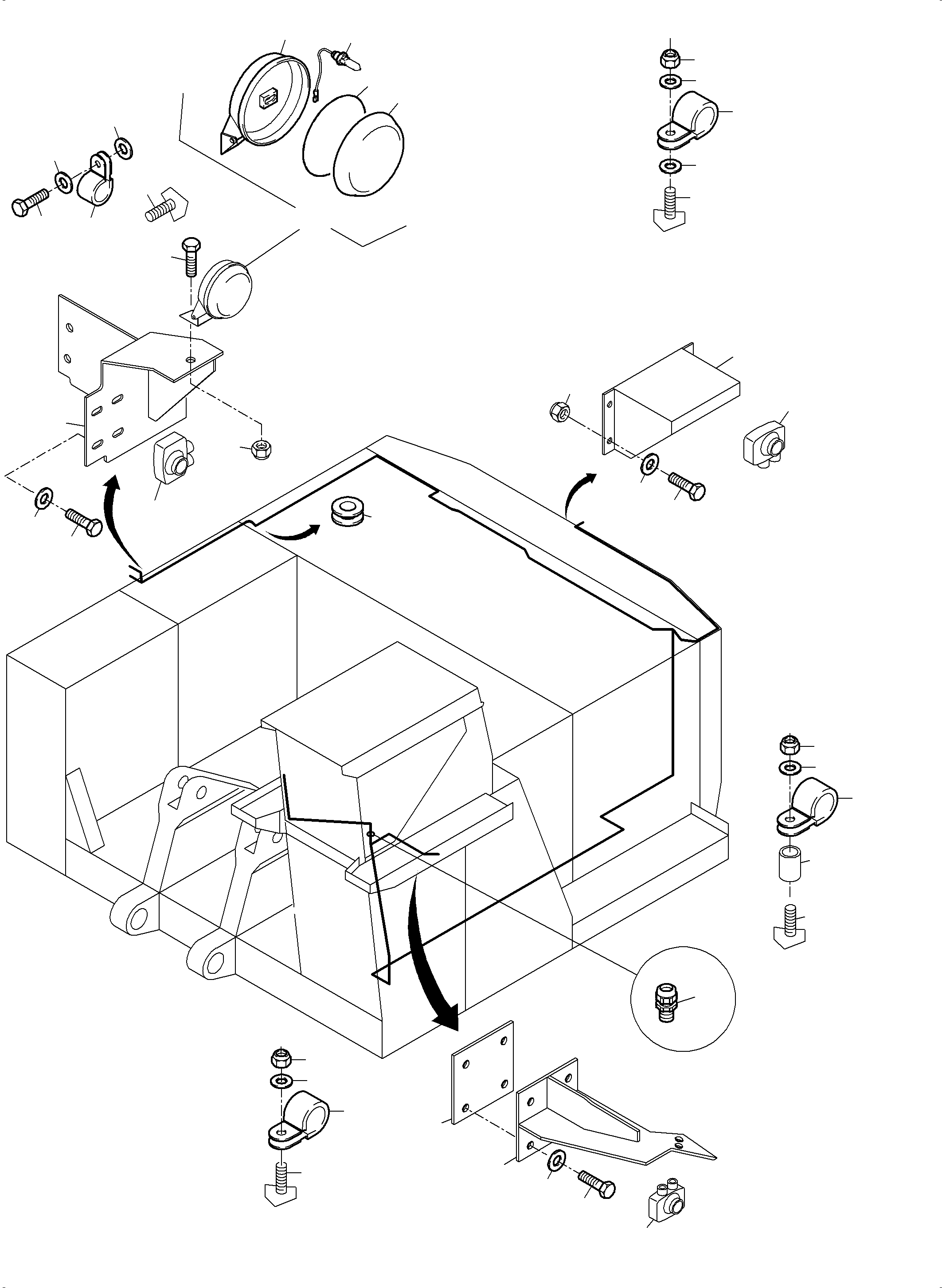 Excavators Mining Komatsu / PC4000-6E S/N 08235(G08235) / Camerasystem(355-1965 : 355-1965)
