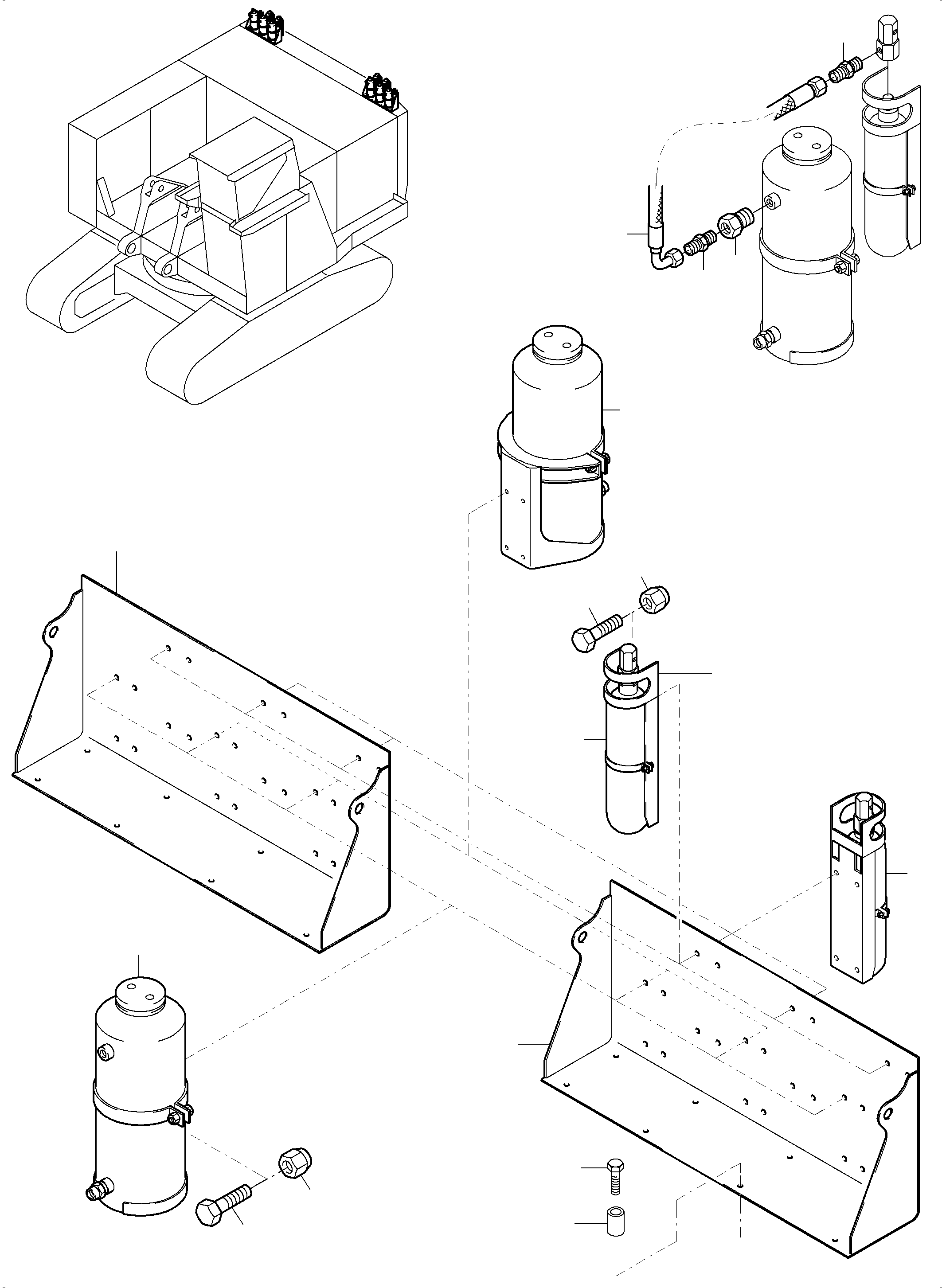 Komatsu parts book diagram for PC4000-6 S/N 08237: FIRE EXTINGUISHING EQUIPMENT