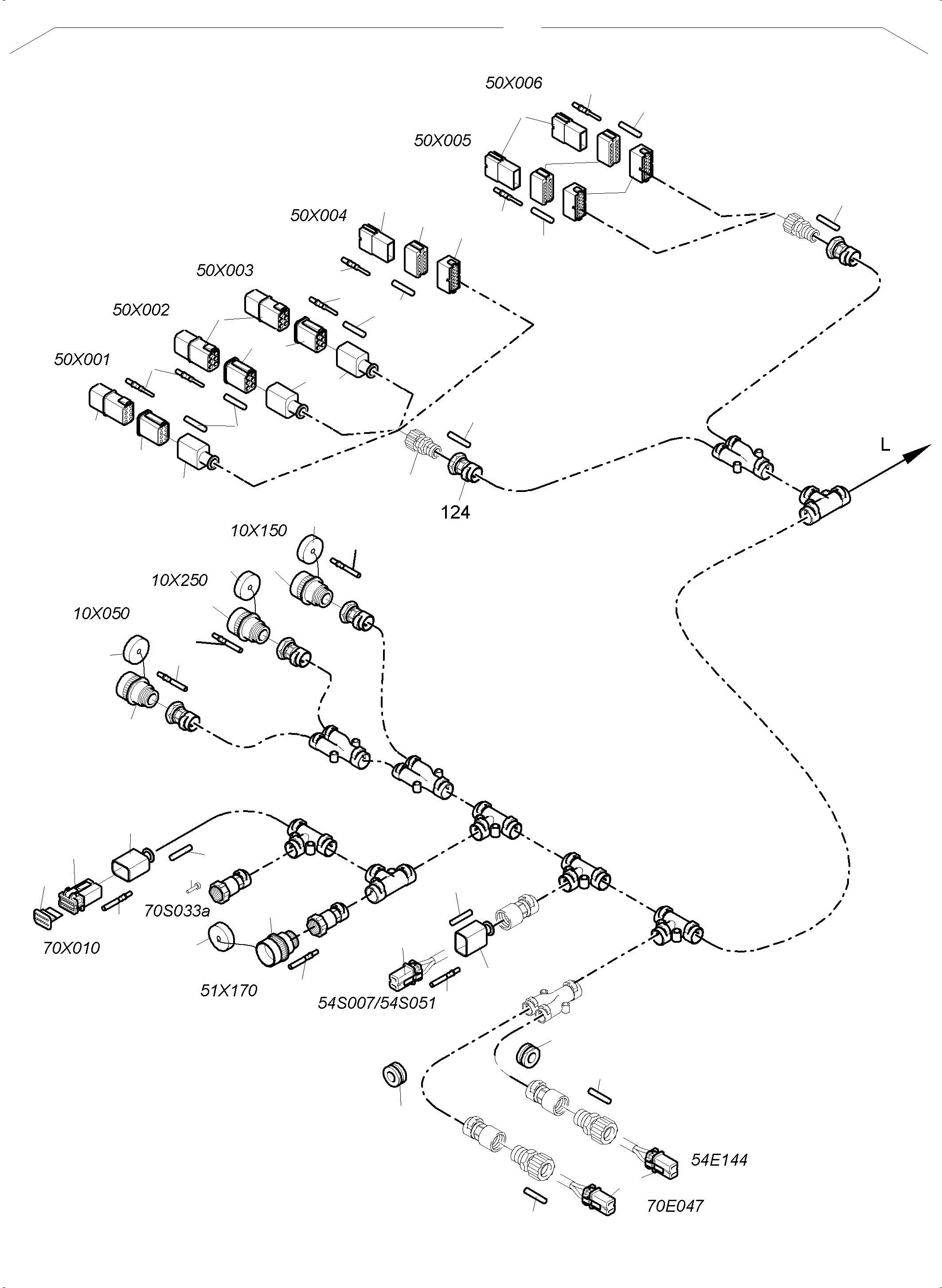 Komatsu parts book diagram for PC4000-6 S/N 08237: LIGHTING EQUIPMENT