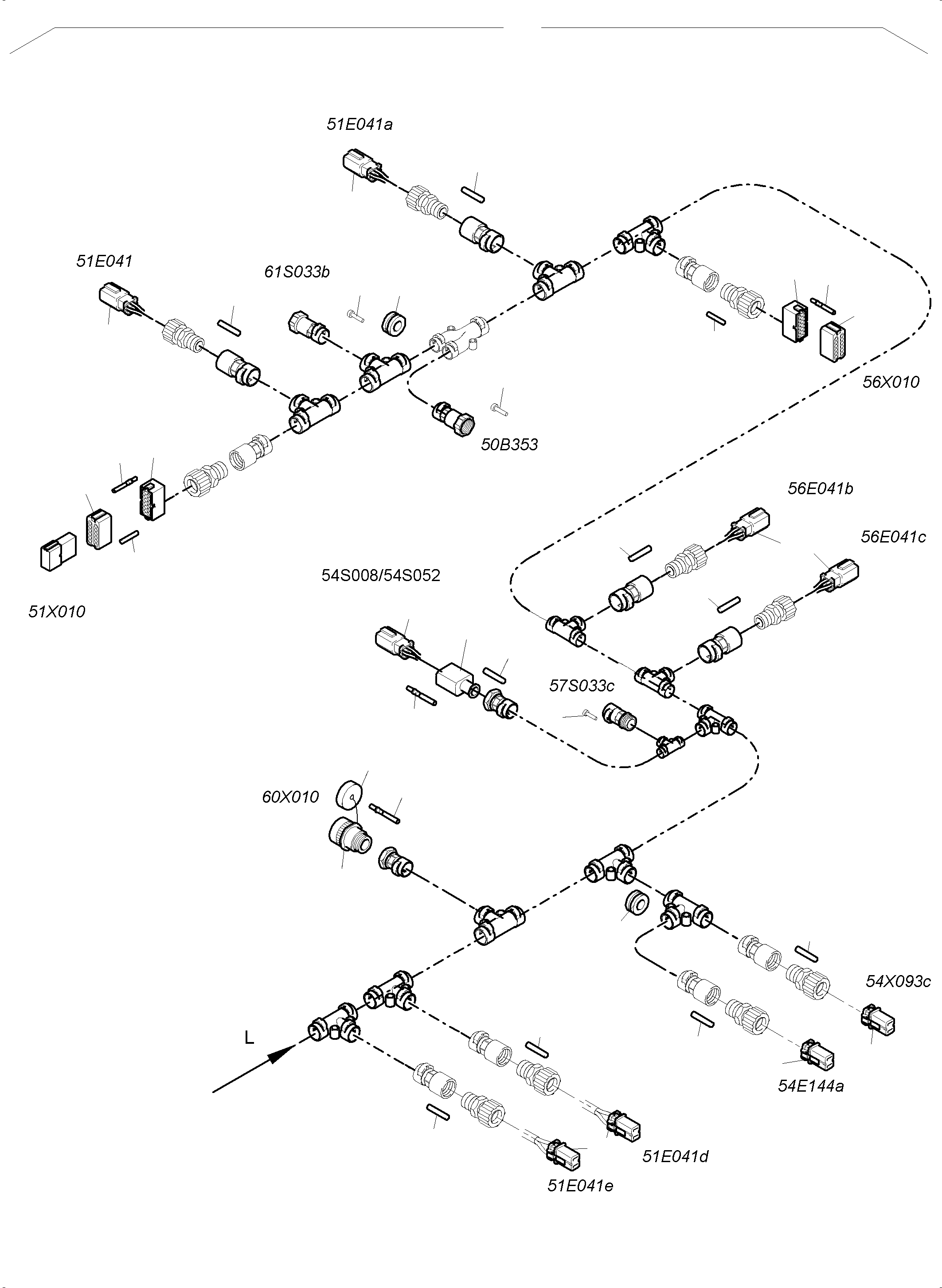 Komatsu parts book diagram for PC4000-6 S/N 08237: LIGHTING EQUIPMENT