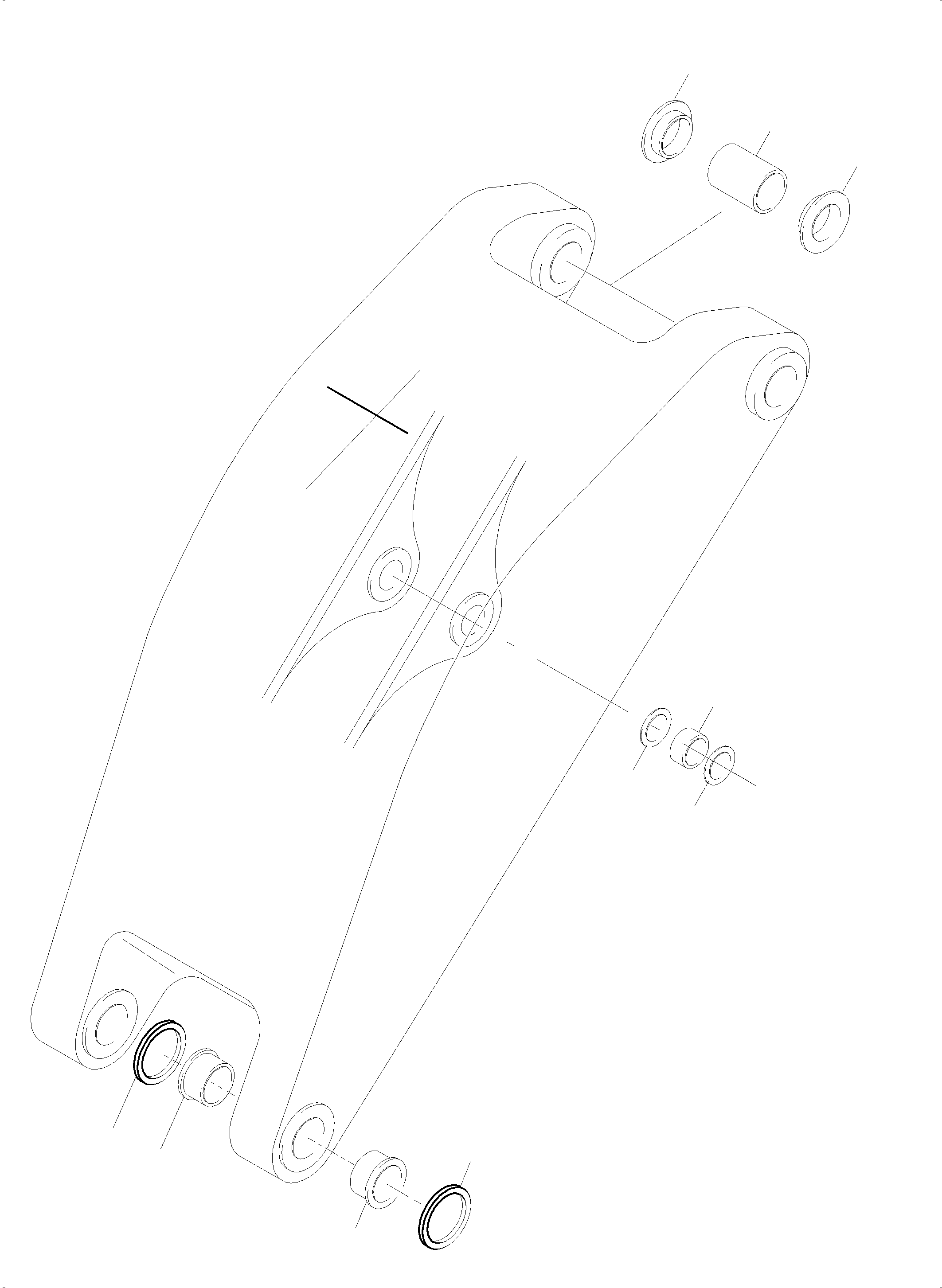 Excavators Mining Komatsu / PC4000-6 S/N 08238(G08238) / Bullclam Bucket Stick 4,9 m(355-4200f : 355-4200f)
