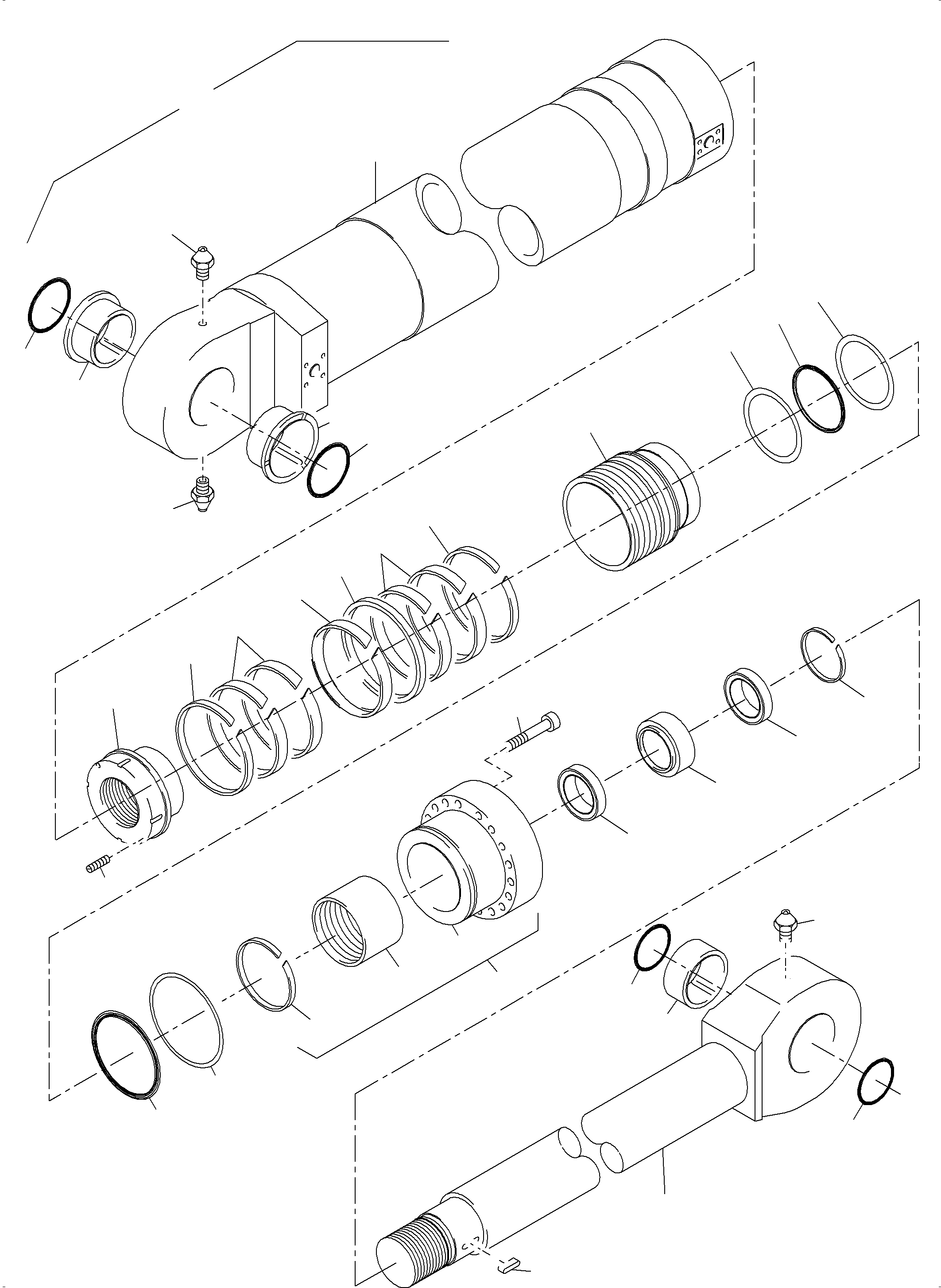 Excavators Mining Komatsu / PC4000-6 S/N 08238(G08238) / Boom Cylinder(355-4071a : 355-4071a)