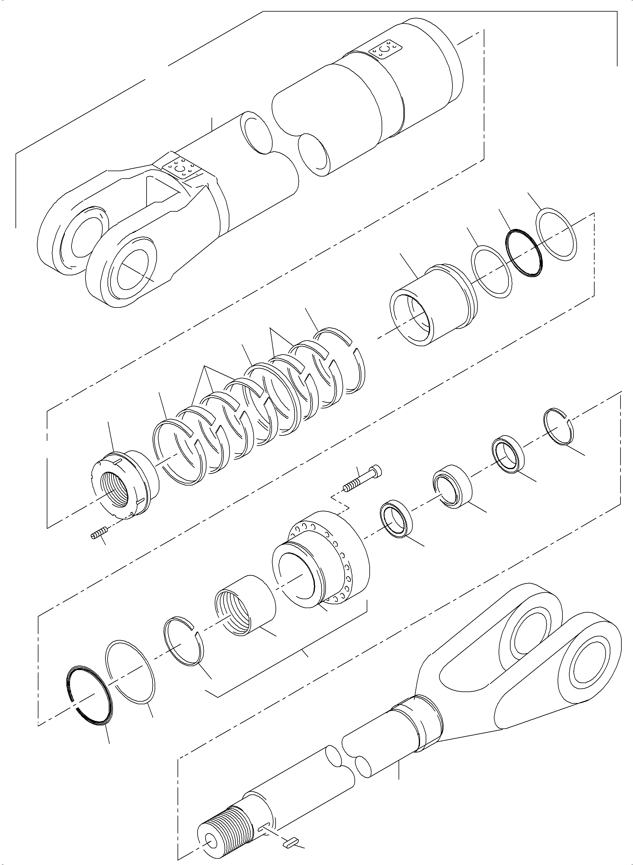 Excavators Mining Komatsu / PC4000-6 S/N 08238(G08238) / Stick Cylinder(355-4171a : 355-4171a)