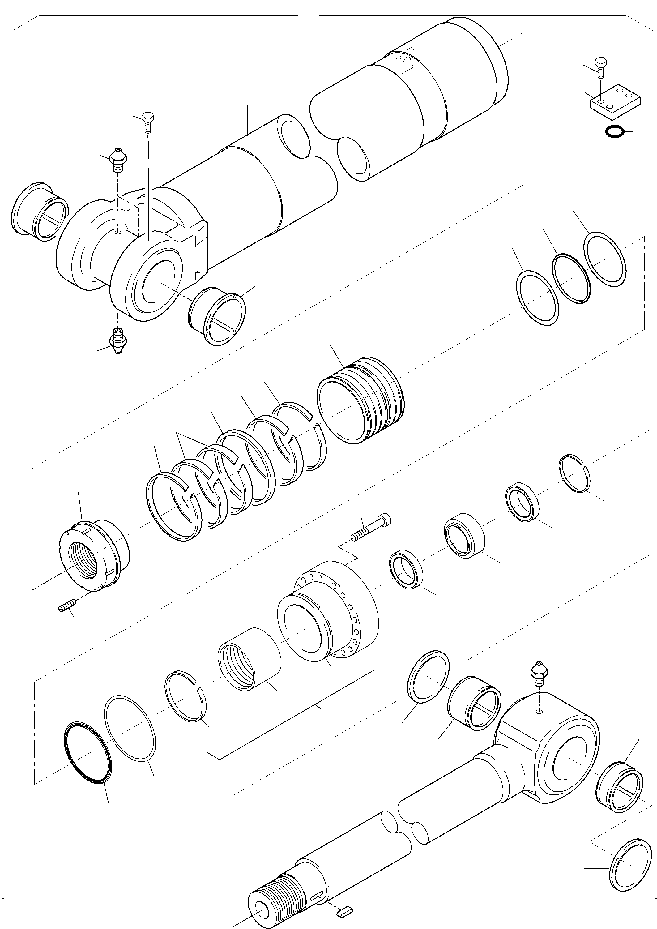 Excavators Mining Komatsu / PC4000-6 S/N 08238(G08238) / Bucket Cylinder(355-4271a : 355-4271a)