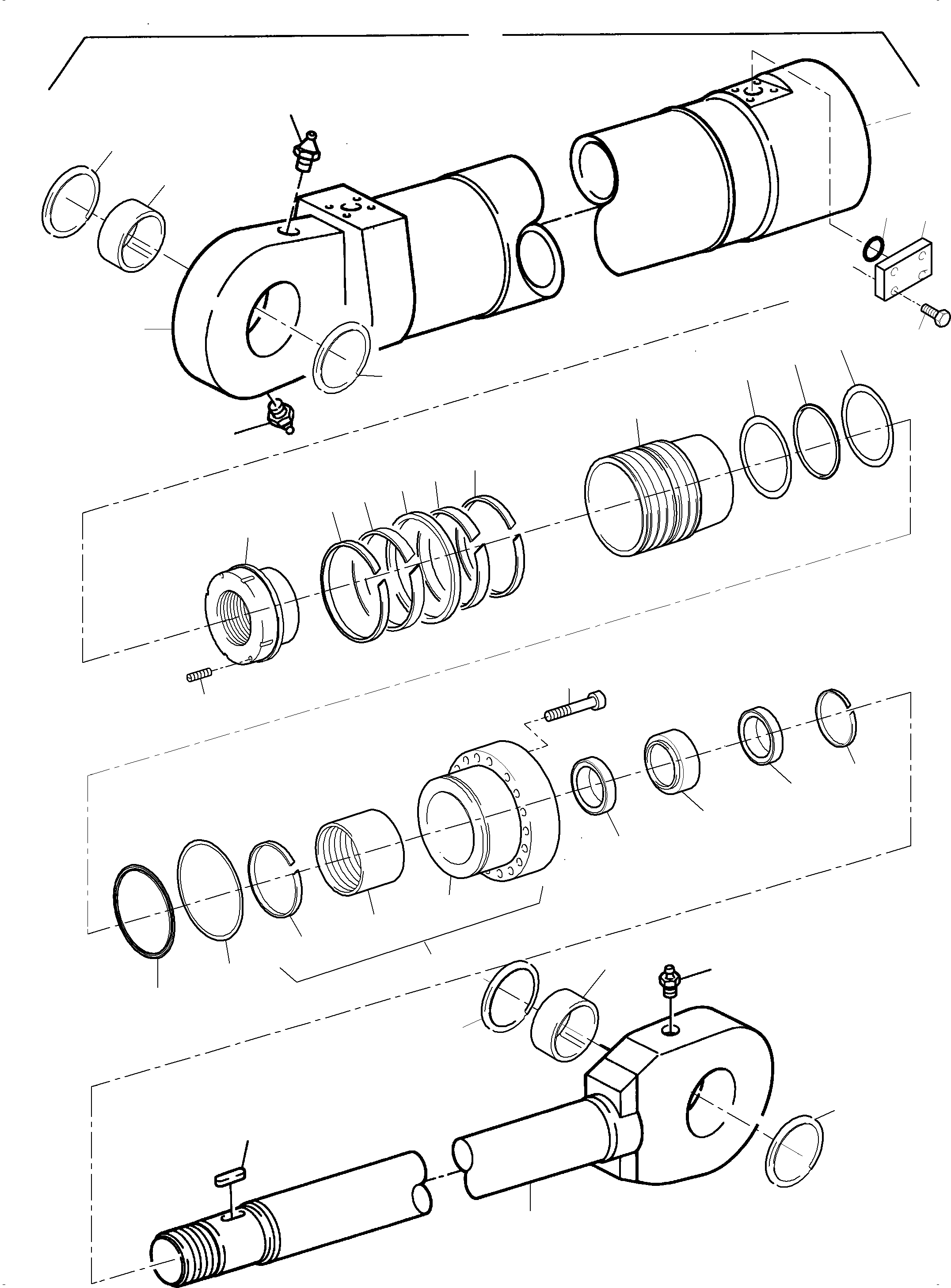Excavators Mining Komatsu / PC4000-6 S/N 08238(G08238) / Clam Cylinder(355-5071a : 355-5071a)