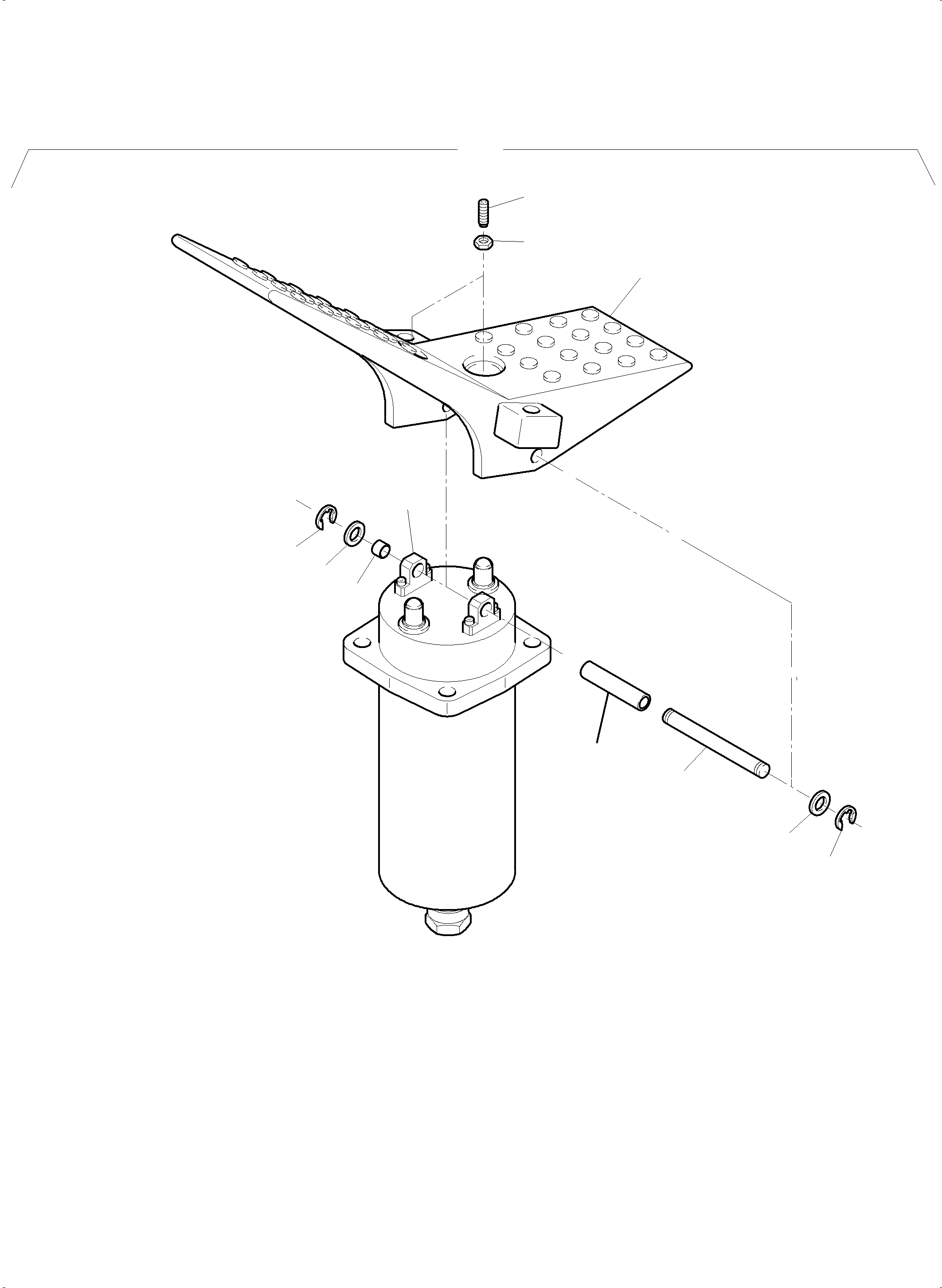 Komatsu parts book diagram for PC4000-6 S/N 08239: MANIPULATOR
