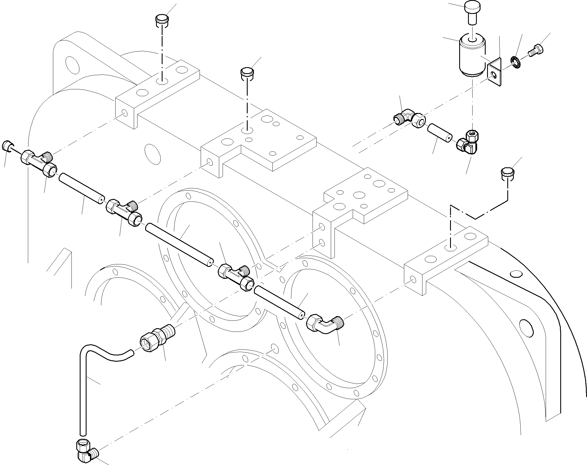 Komatsu parts book diagram for PC4000-6 S/N 08241: PUMP DISTRIBUTOR GEAR