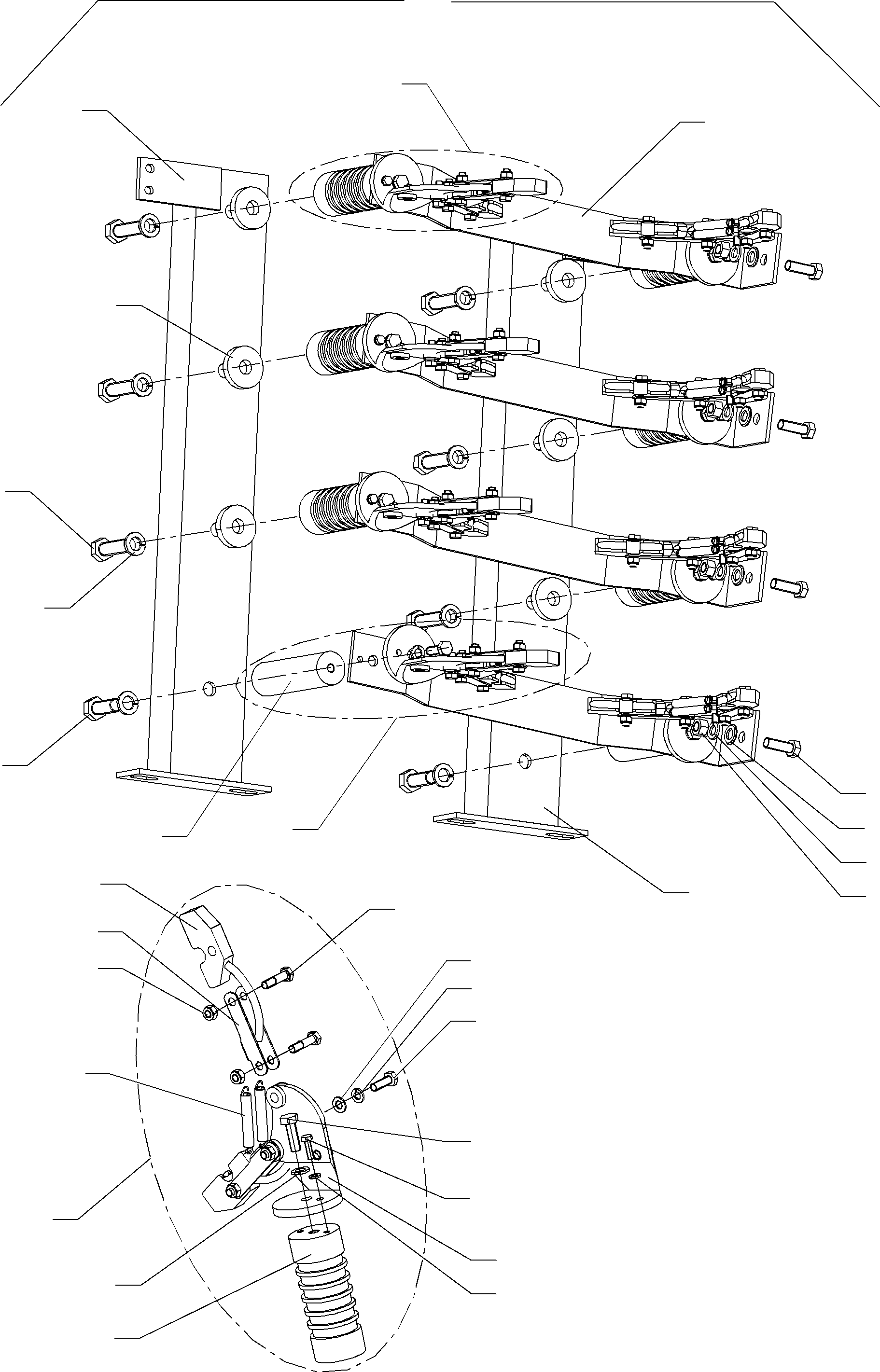 Komatsu parts book diagram for PC4000-6 S/N 08241: CURRENT SUPPLY UNIT