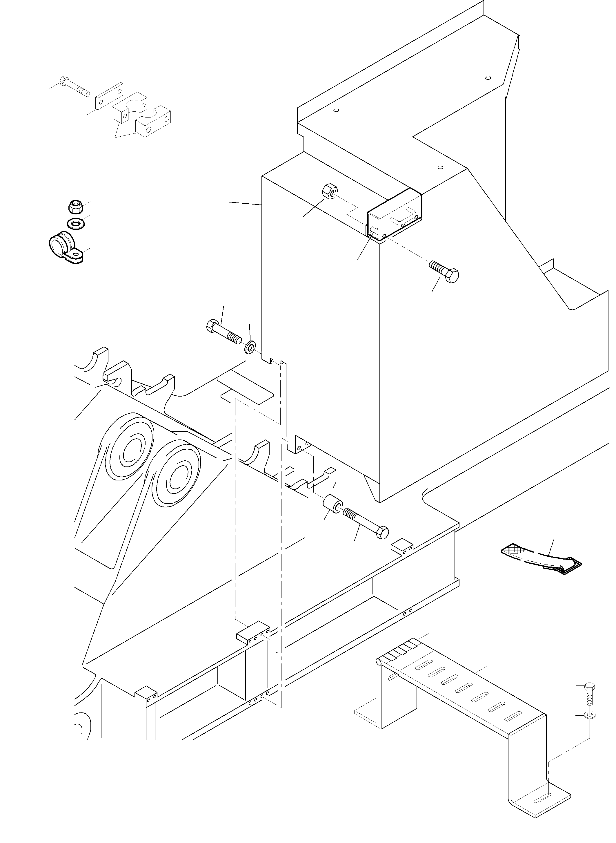 Komatsu parts book diagram for PC4000-6 S/N 08241: SWITCH CABINET