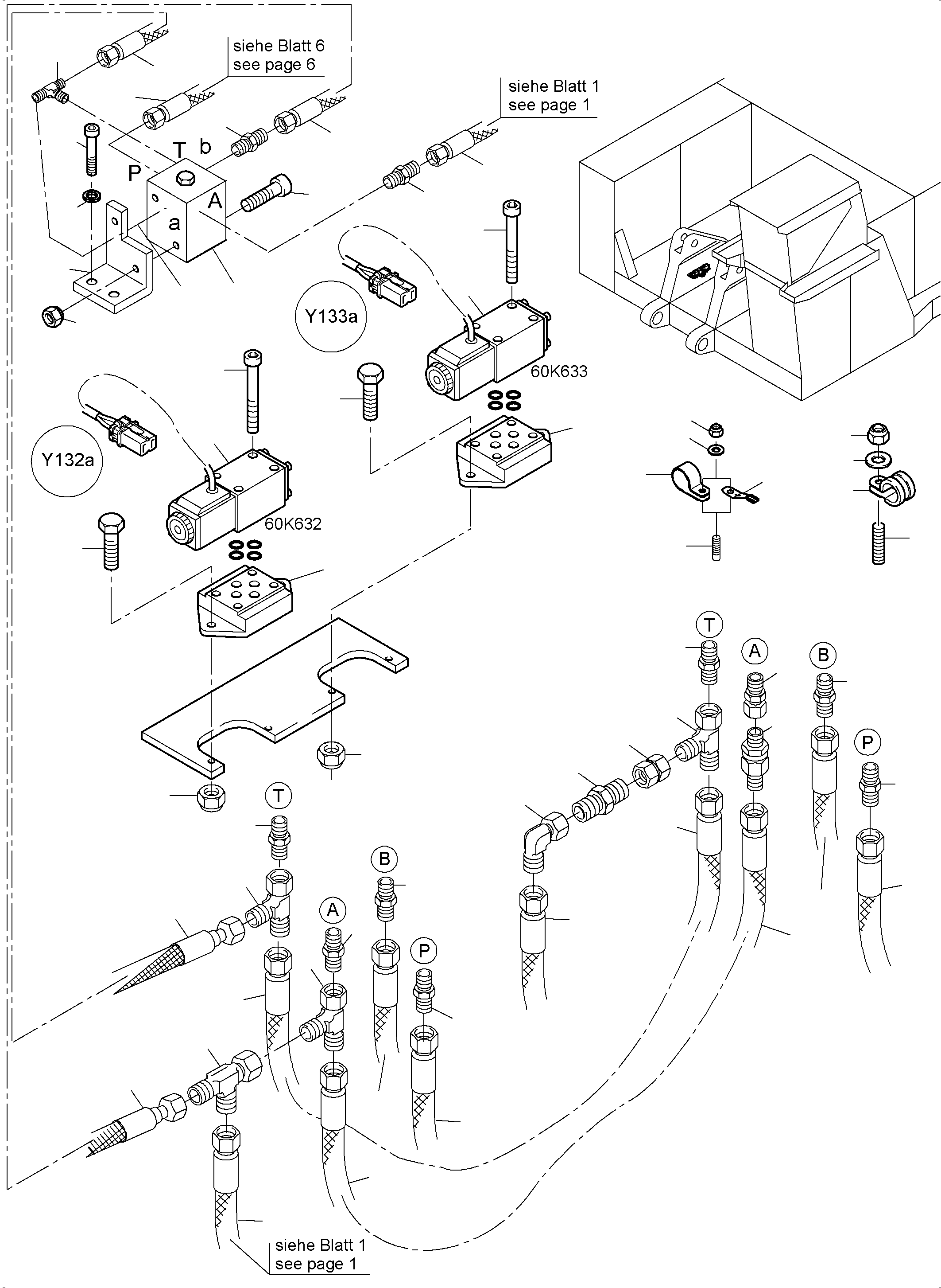 Komatsu parts book diagram for PC4000-6 S/N 08241: FLOAT POSITION