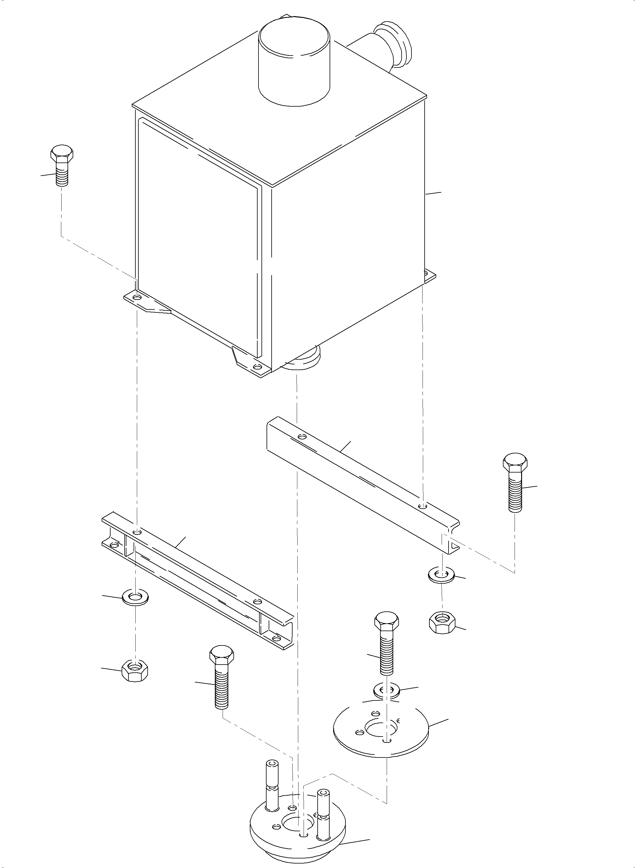 Komatsu parts book diagram for PC4000-6 S/N 08241: SLIP RING MOUNTING