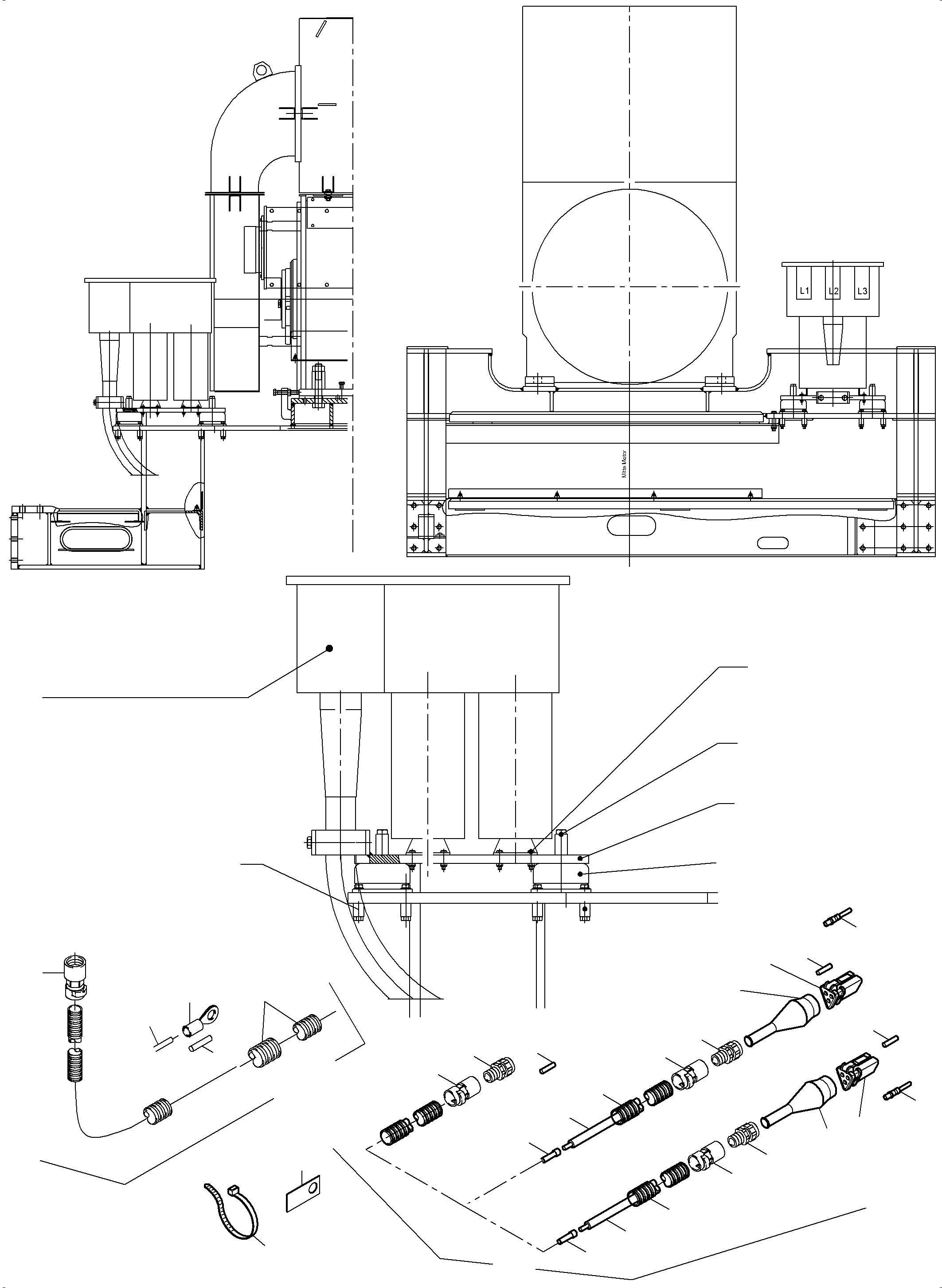 Komatsu parts book diagram for PC4000-6 S/N 08241: CAPACITOR ARR.