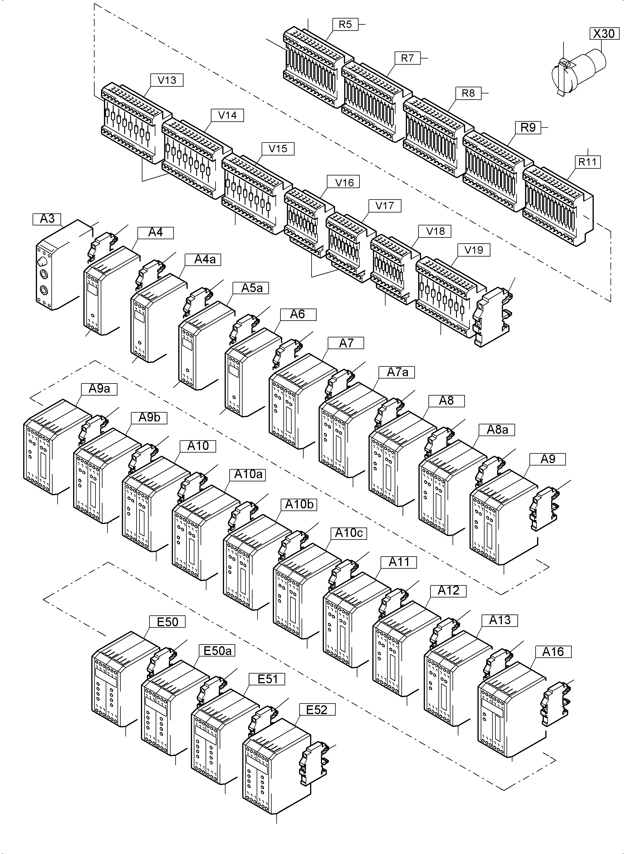 Komatsu parts book diagram for PC4000-6 S/N 08241: SWITCH FRAMING X2