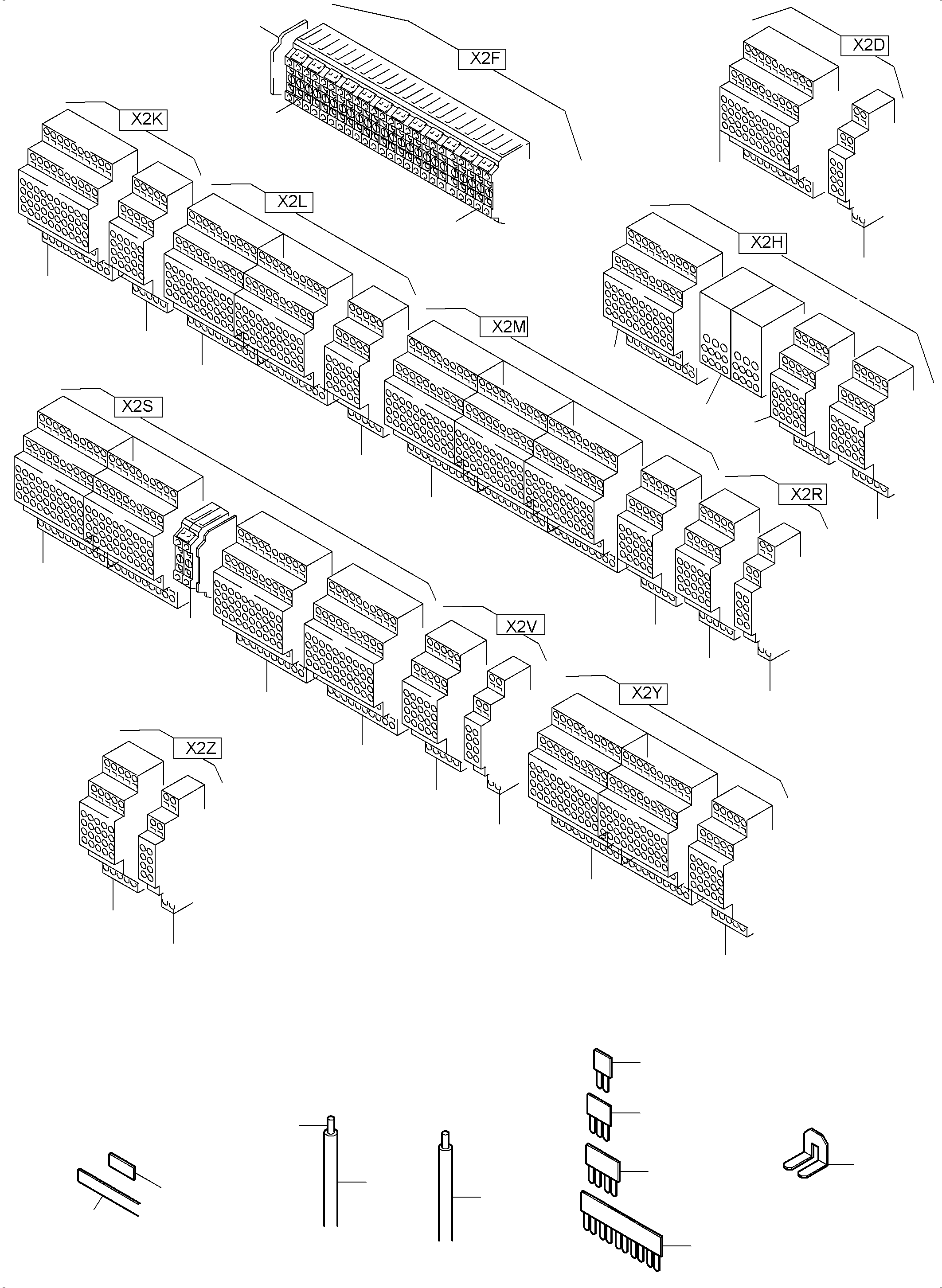 Komatsu parts book diagram for PC4000-6 S/N 08241: SWITCH FRAMING X2