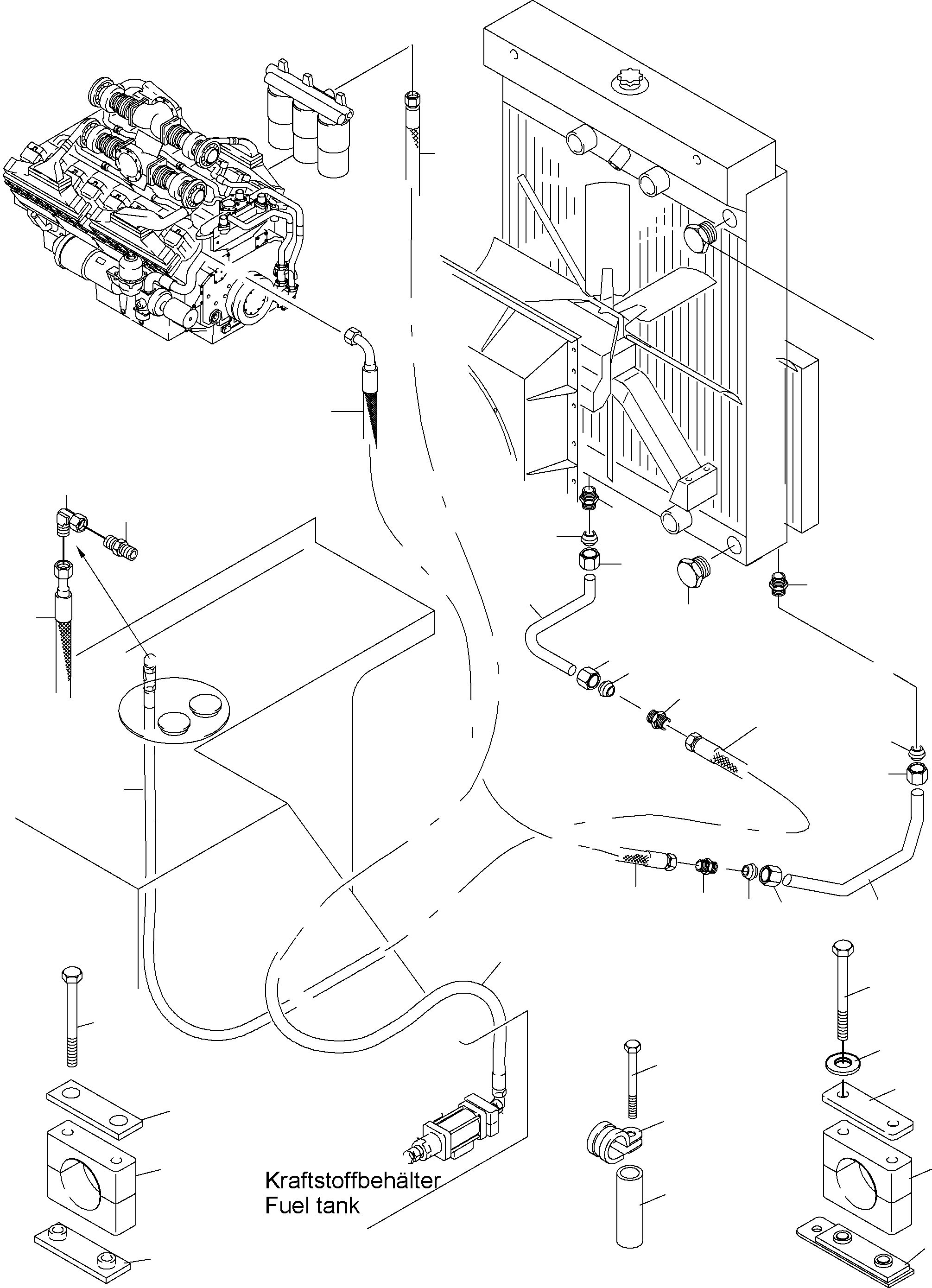 Excavators Mining Komatsu / PC4000-6 S/N 08243(G08243) / Fuel Lines(355-1285h : 355-1285h)