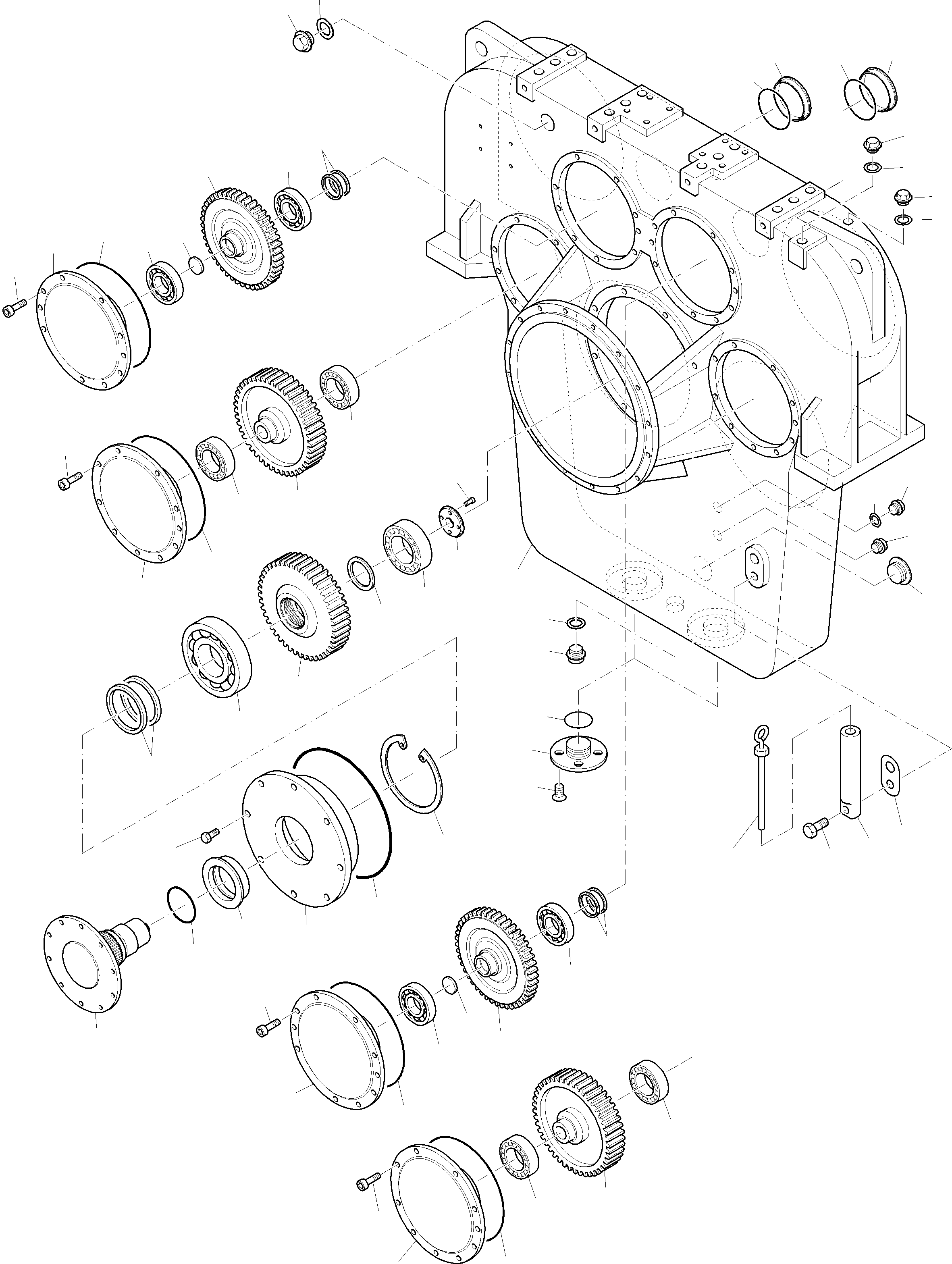 Excavators Mining Komatsu / PC4000-6 S/N 08243(G08243) / Pump Distributor Gear(991-0346a : 991-0346a)