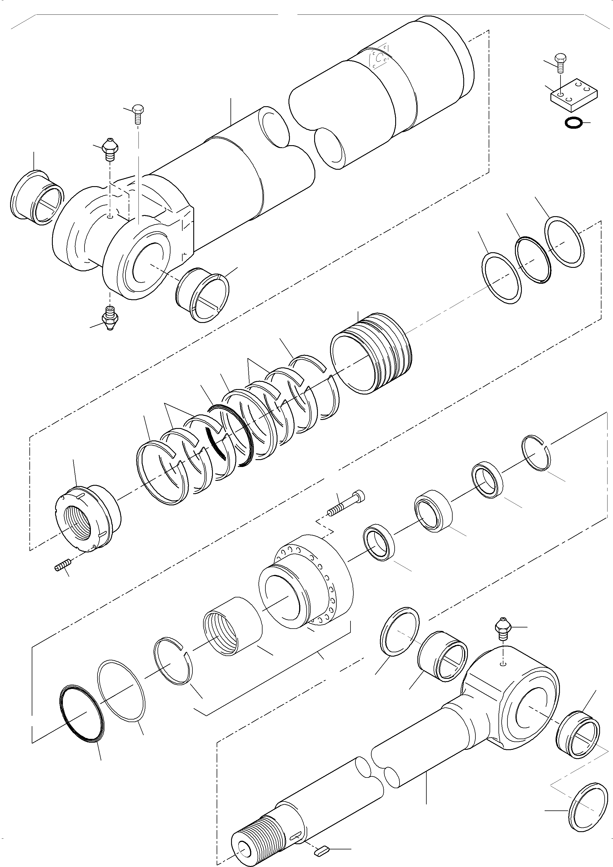 Excavators Mining Komatsu / PC4000-6 S/N 08243(G08243) / Bucket Cylinder(355-4271 : 355-4271)
