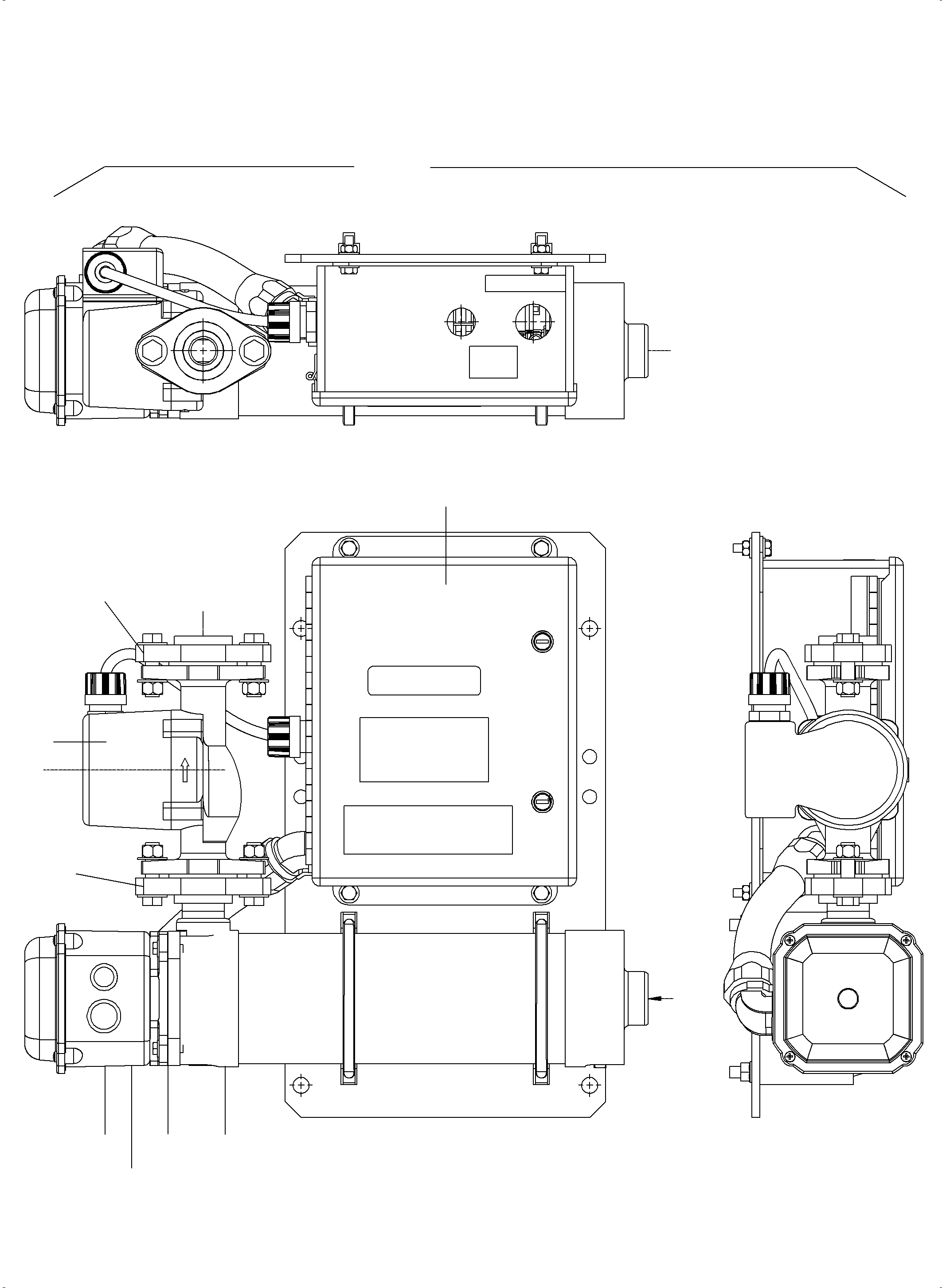 Komatsu parts book diagram for PC4000-6 S/N 08248: WATER HEATING