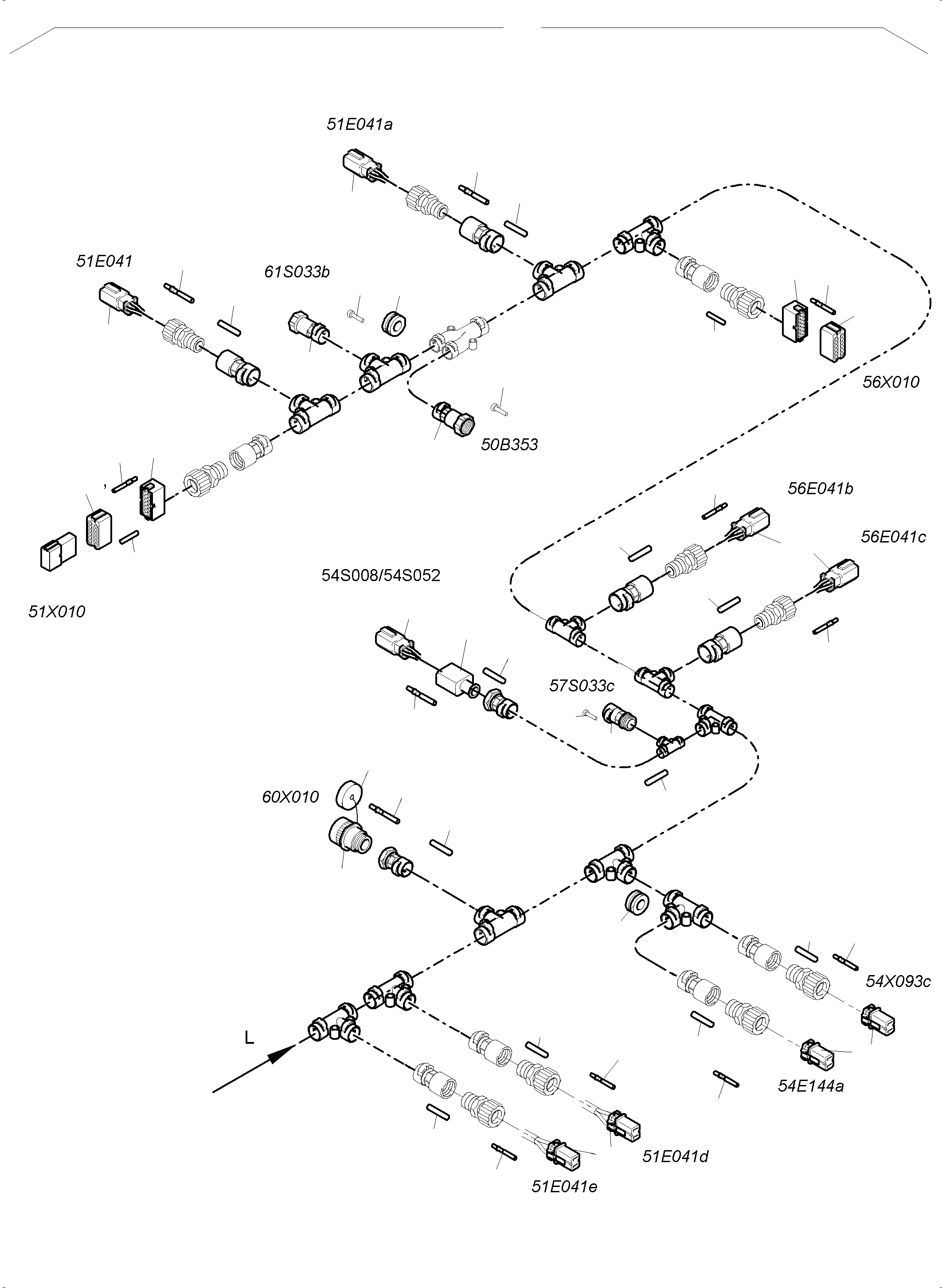 Komatsu parts book diagram for PC4000-6 S/N 08248: LIGHTING EQUIPMENT
