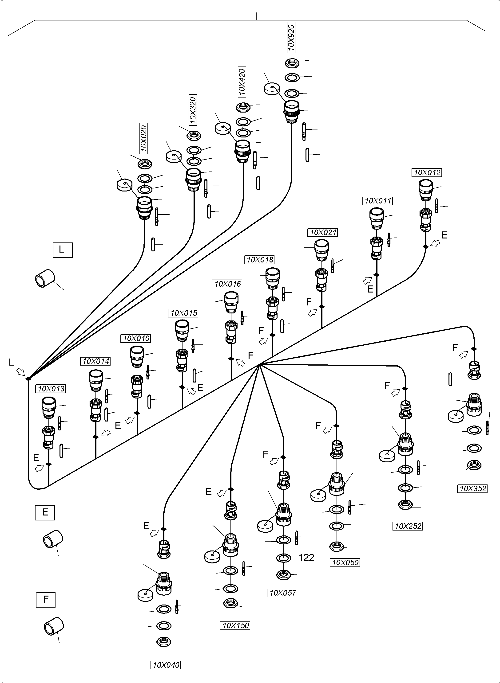 Excavators Mining Komatsu / PC4000-6 S/N 08252(G08252) / Electric - Cab Support(359-2235c : 359-2235c)
