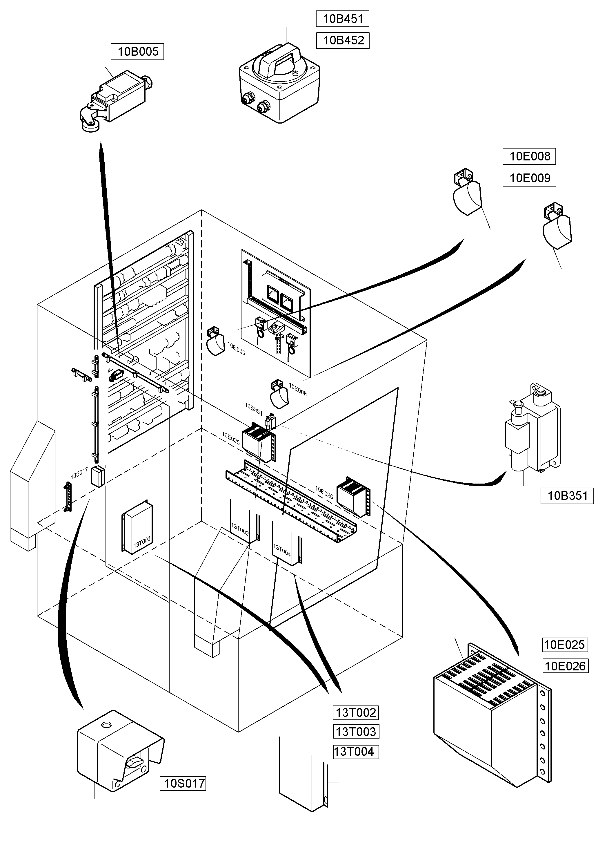 Excavators Mining Komatsu / PC4000-6E S/N 08254(G08254) / Cab Support(991-1435a : 991-1435a)