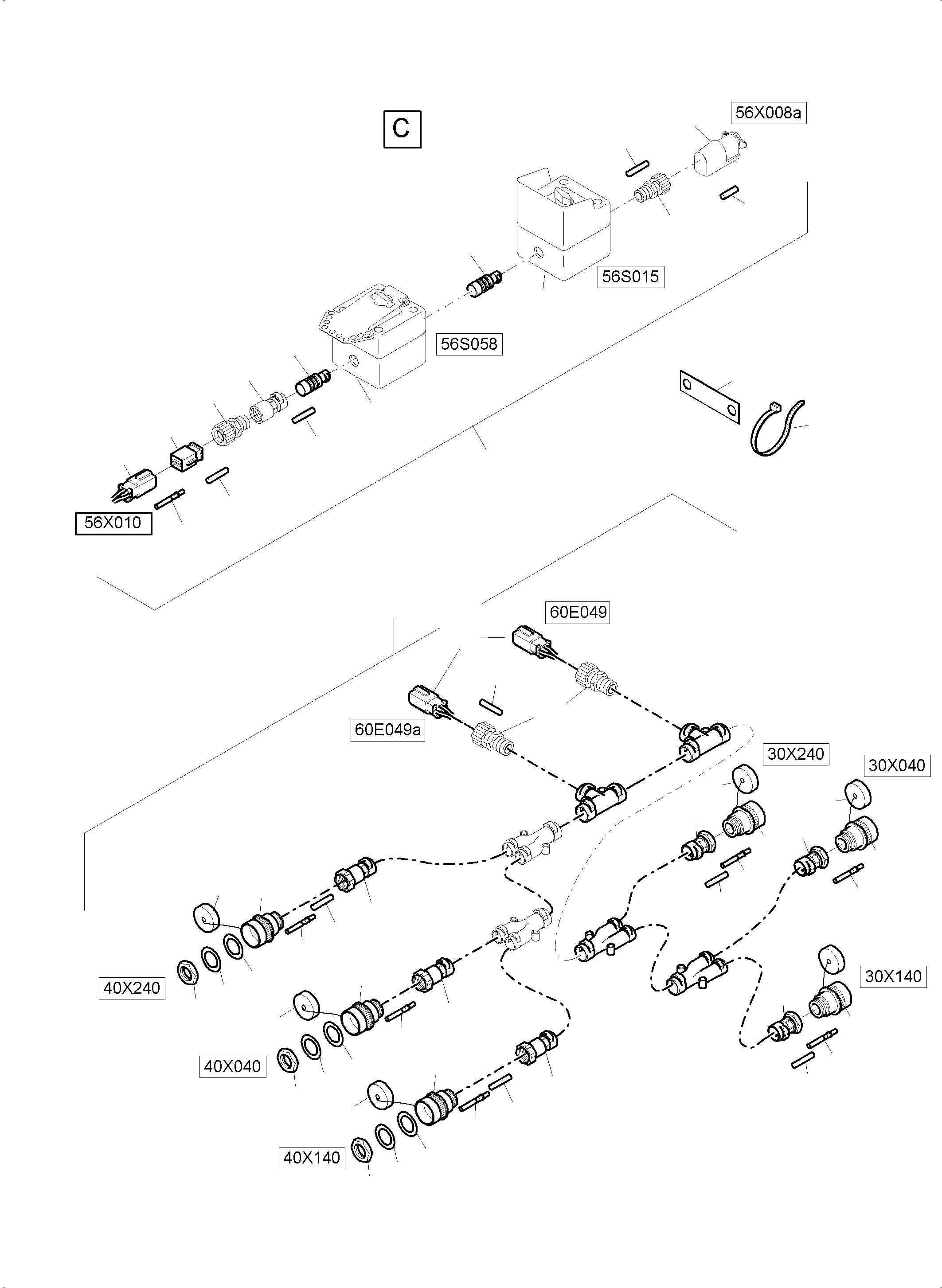 Excavators Mining Komatsu / PC4000-6E S/N 08254(G08254) / Lighting Equipment(356-2205a : 356-2205a)