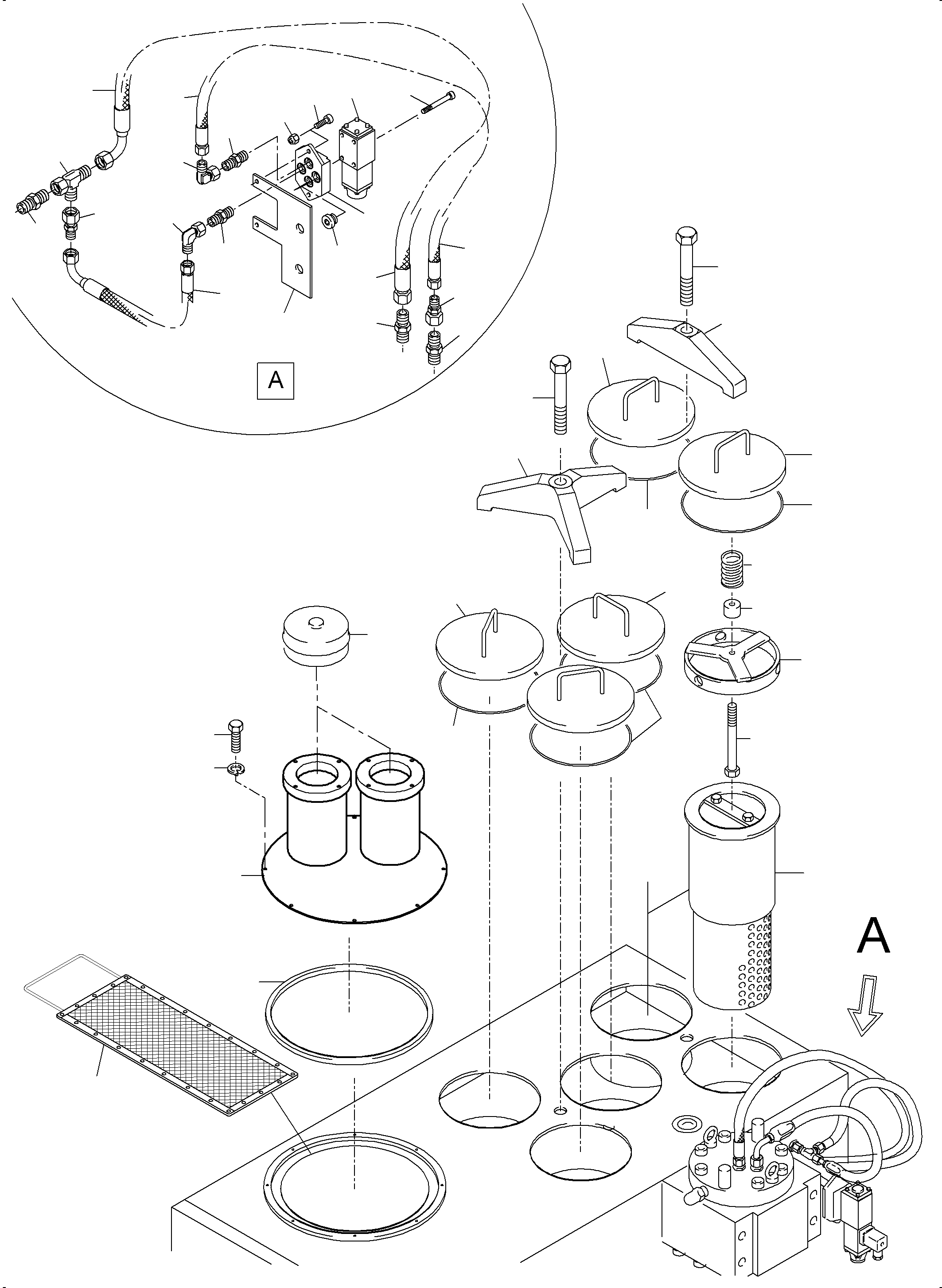 Excavators Mining Komatsu / PC4000-6E S/N 08254(G08254) / Main Oil Tank(356-1801f : 356-1801f)