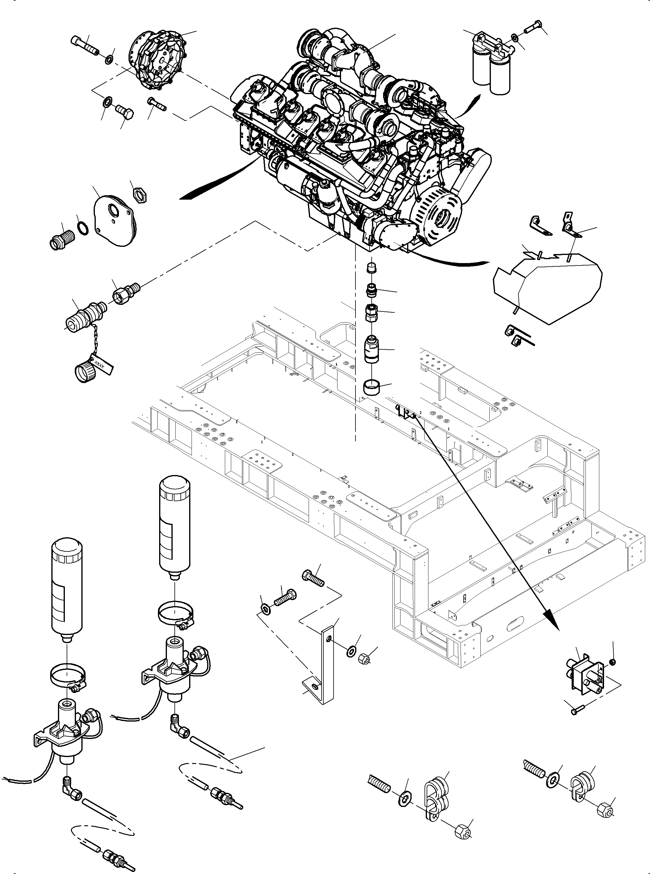 Excavators Mining Komatsu / PC4000-6 S/N 08263(G08263) / Drive assembly(359-1217c : 359-1217c)