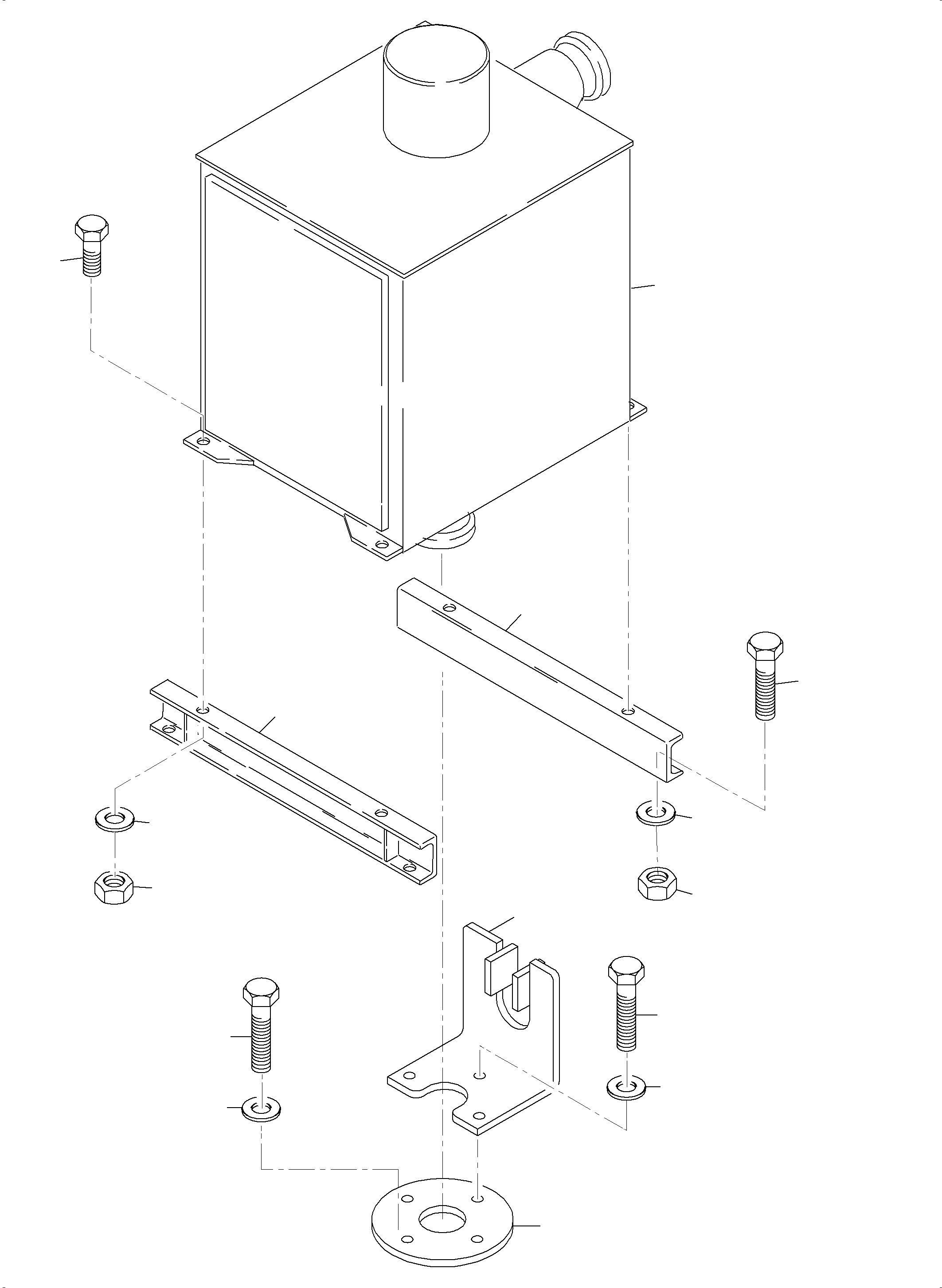 Komatsu parts book diagram for PC4000-6E S/N 08265: SLIP RING MOUNTING
