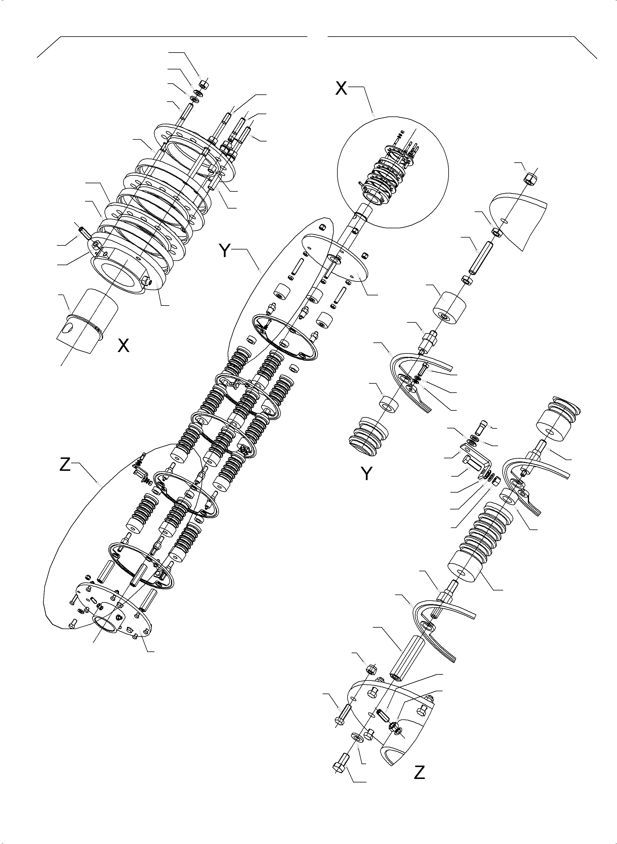 Komatsu parts book diagram for PC4000-6E S/N 08265: RING BODY