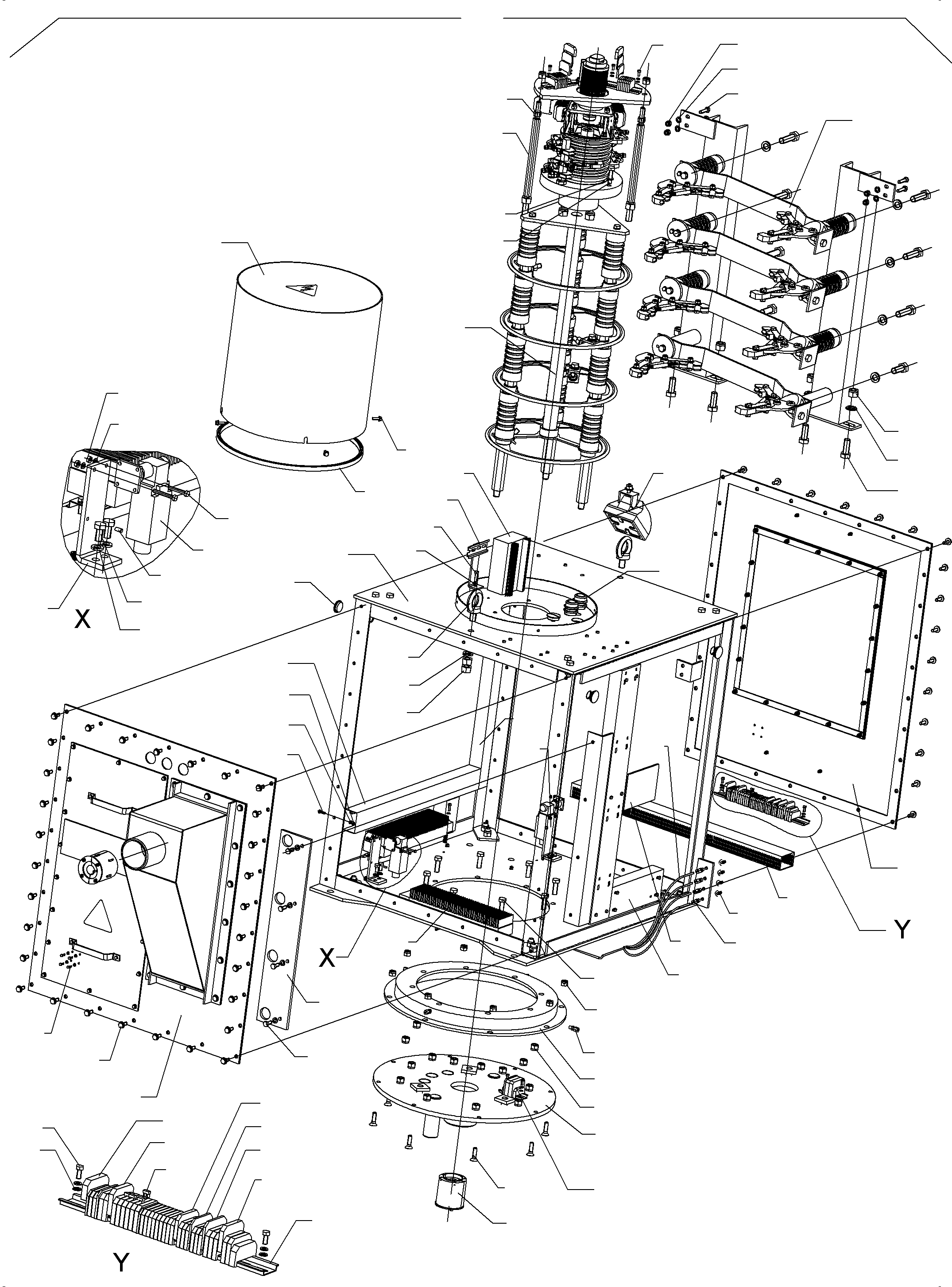 Komatsu parts book diagram for PC4000-6E S/N 08265: SLIP RING