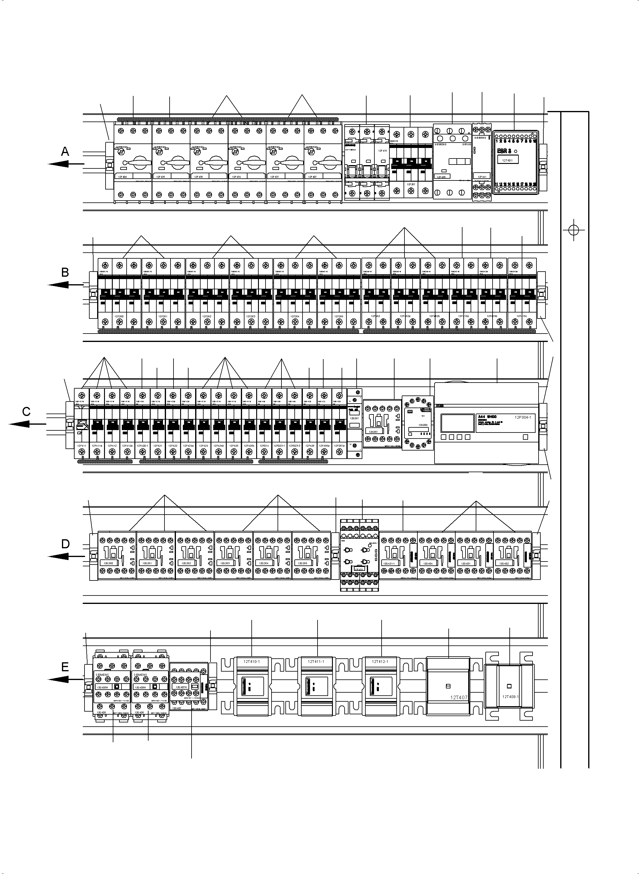 Komatsu parts book diagram for PC4000-6E S/N 08265: MOUNTING PLATE-CAB SUPPORT-LOCATION 12