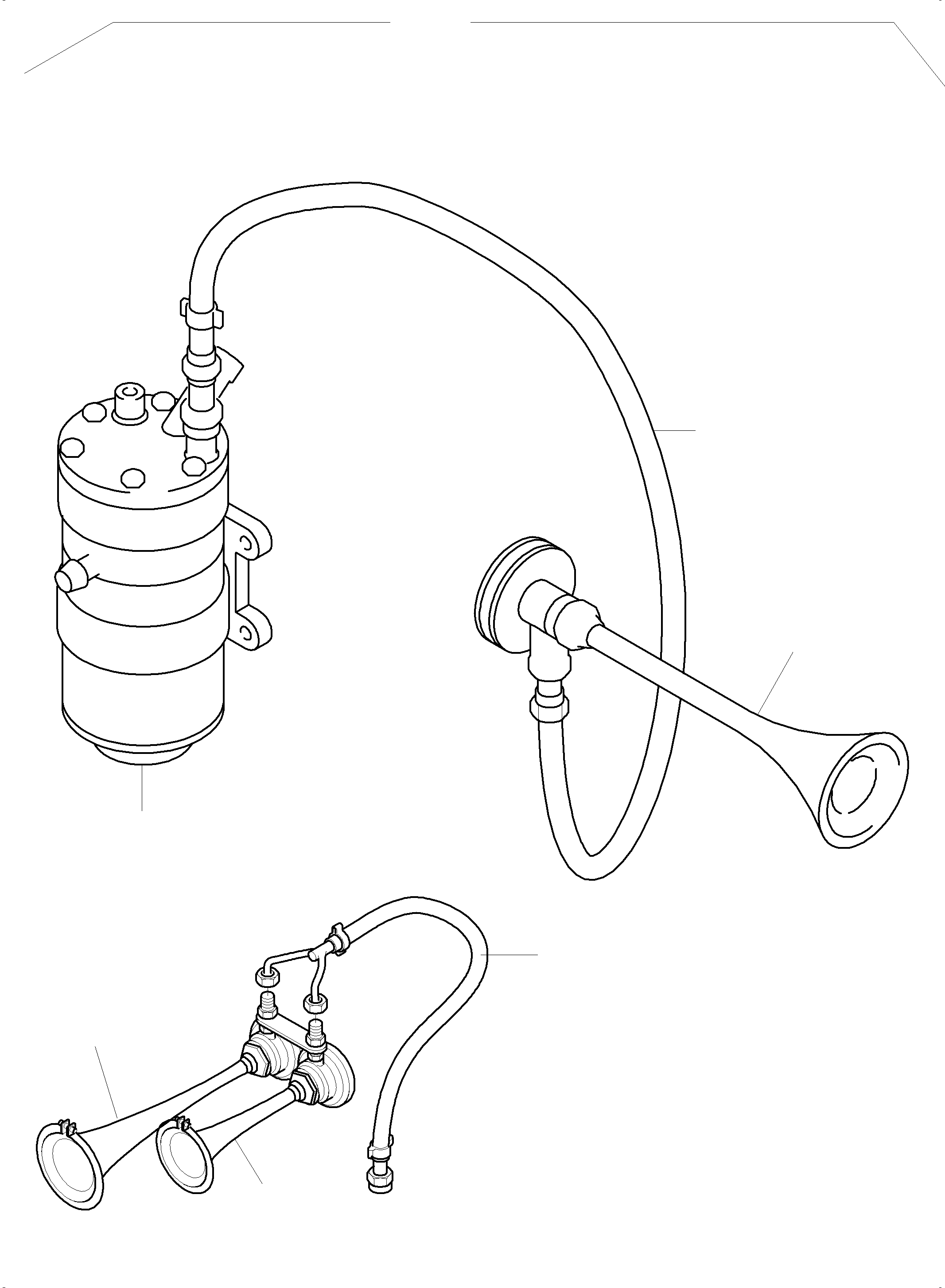 Komatsu parts book diagram for PC4000-11 S/N 08273: HORN, ILLUMINATION