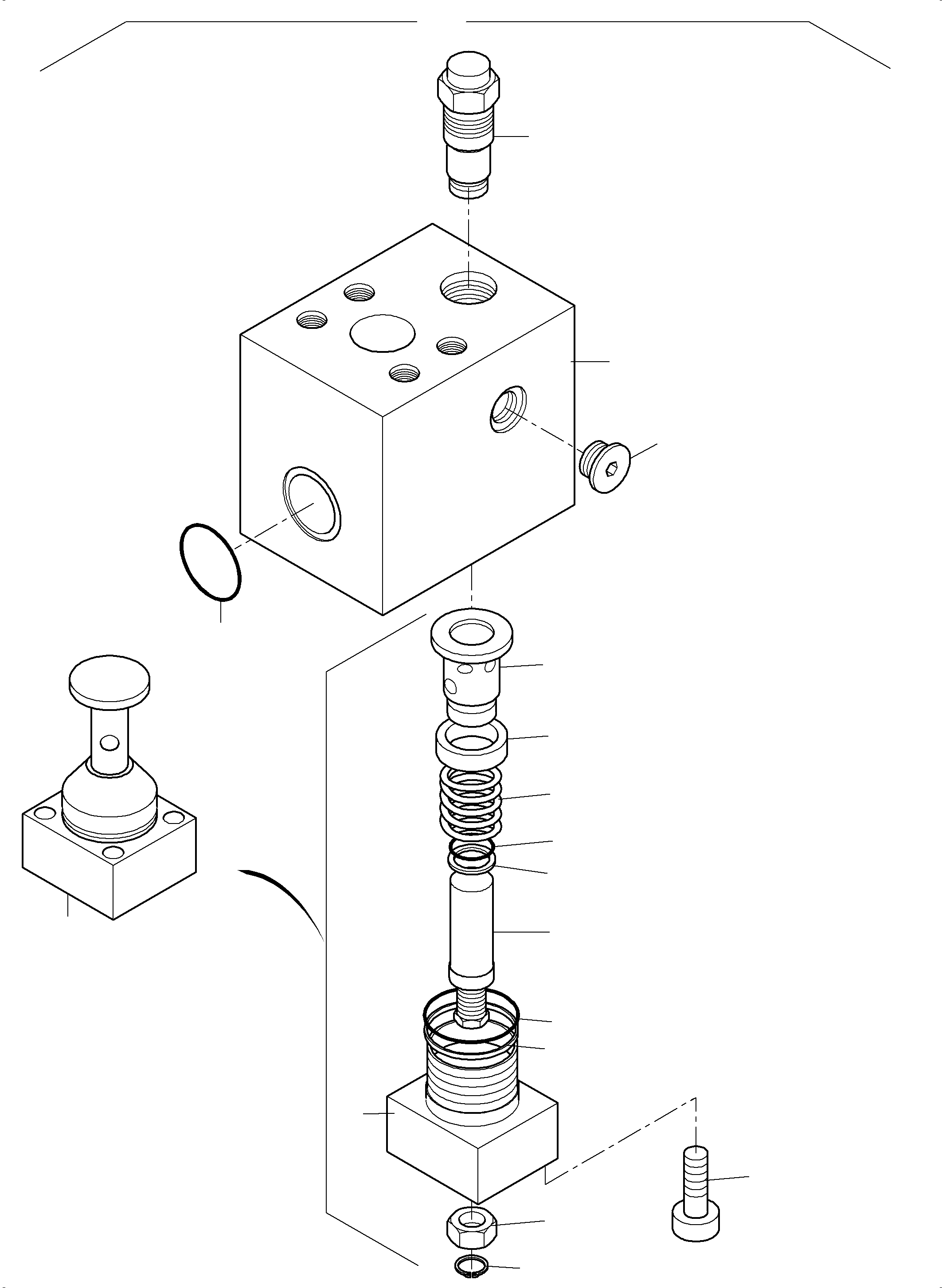 Komatsu parts book diagram for PC4000-11 S/N 08273: THROTTLE CHECK VALVE