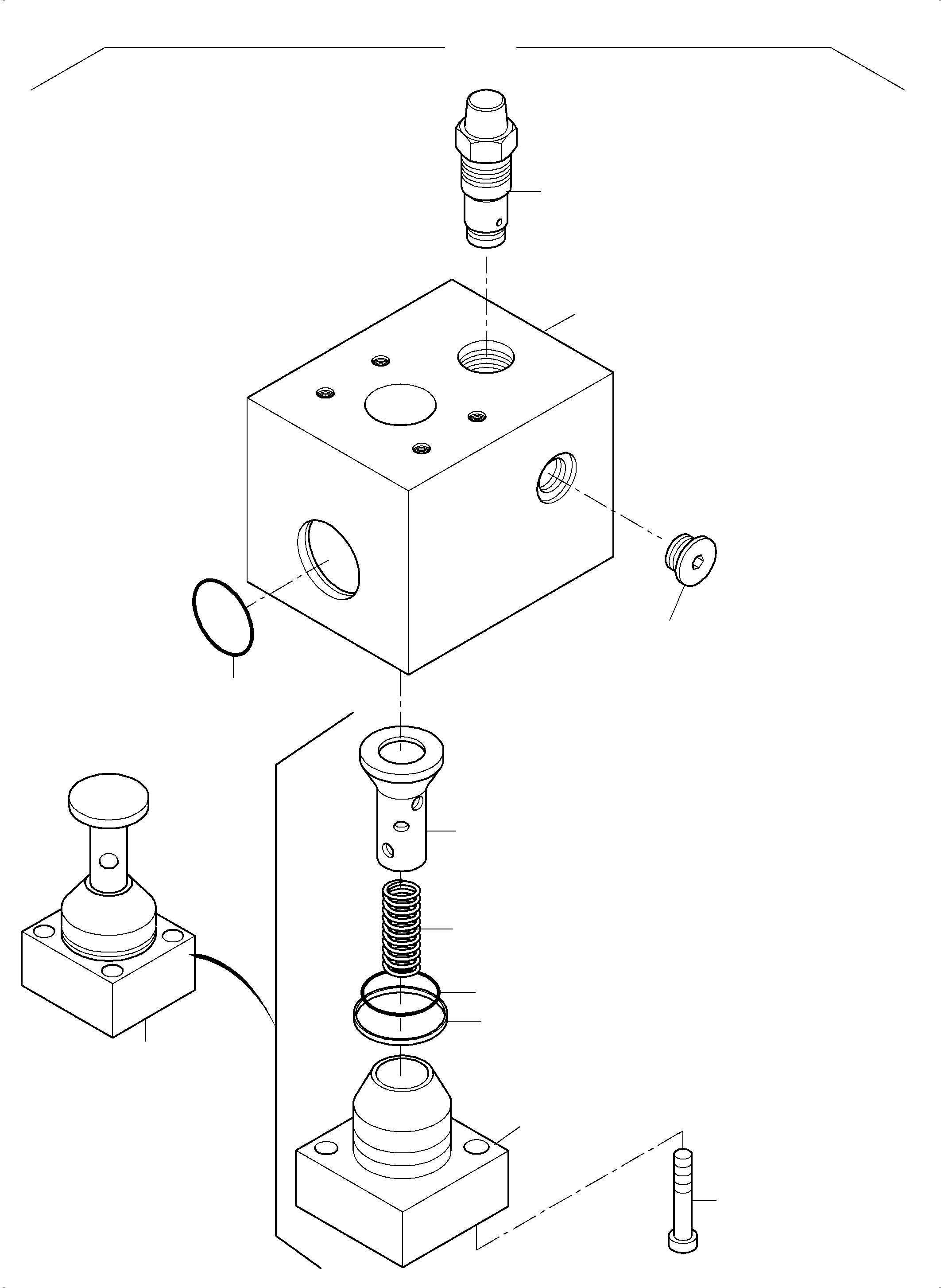 Komatsu parts book diagram for PC4000-11 S/N 08273: THROTTLE CHECK VALVE