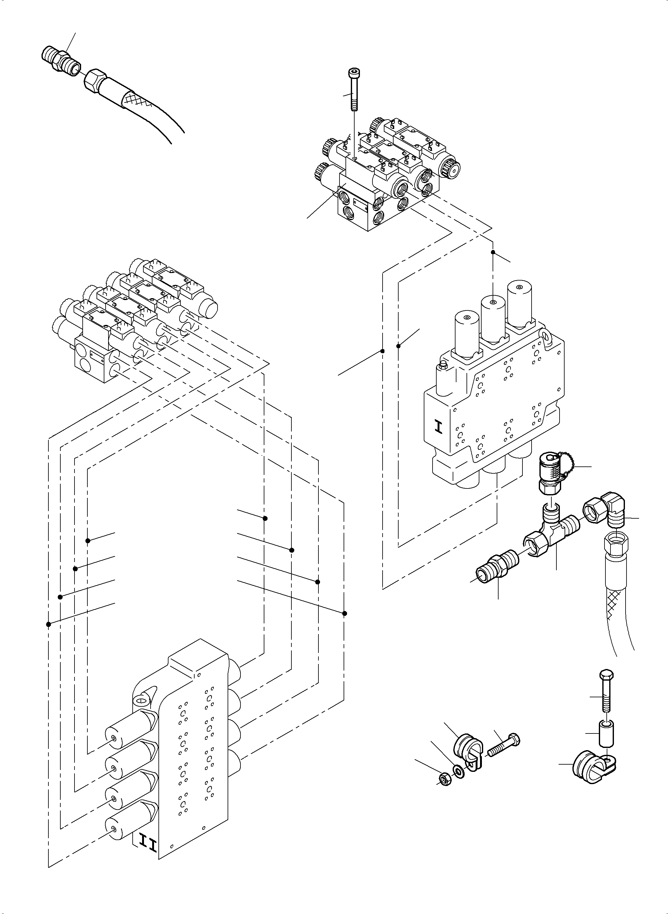 Komatsu parts book diagram for PC4000-11 S/N 08273: REMOTE CONTROL ARR.