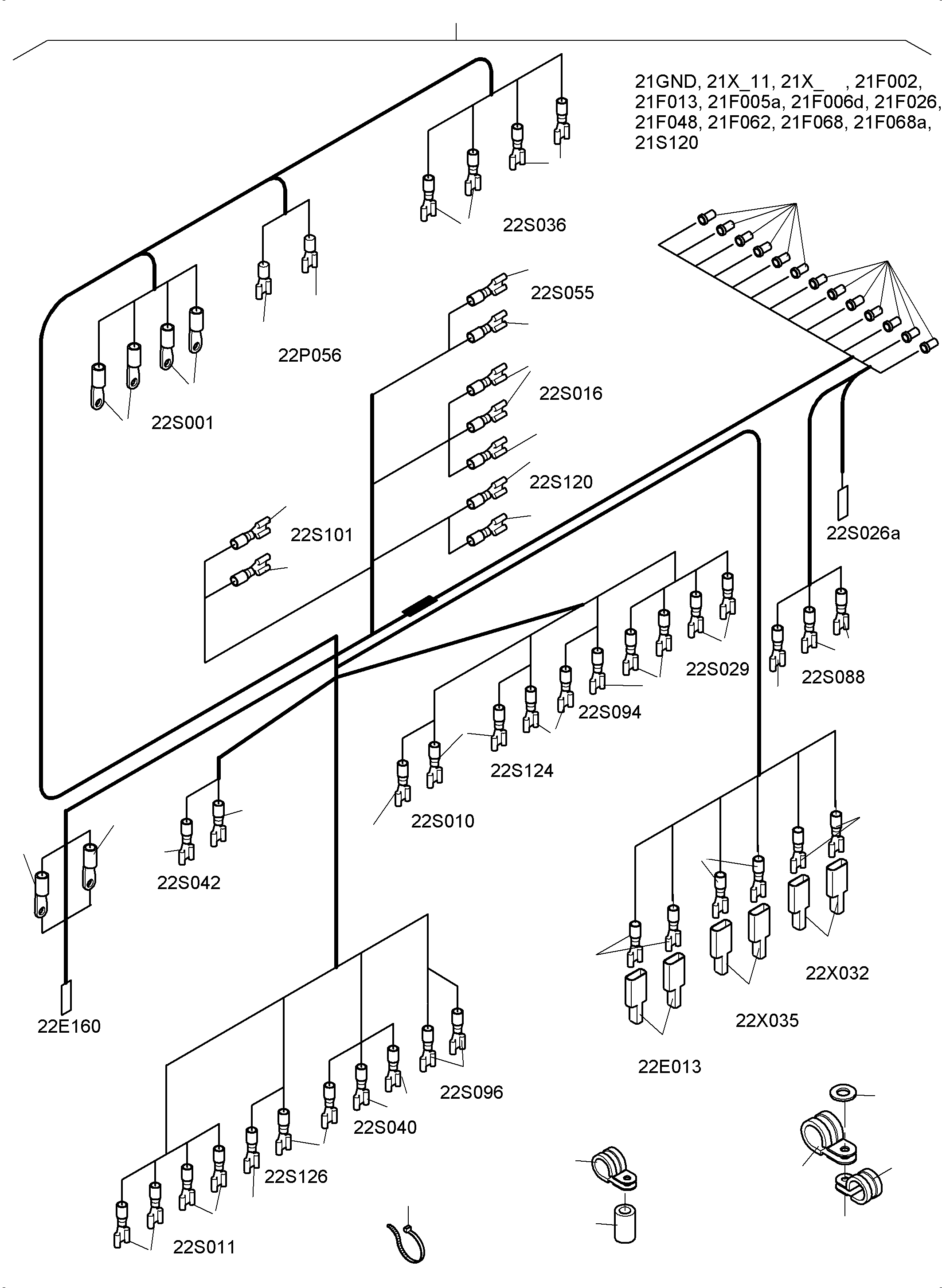 Excavators Mining Komatsu / PC4000-11 S/N 08274(G08274) / Cabin-Harnesses-Electric(359-2221d : 359-2221d)
