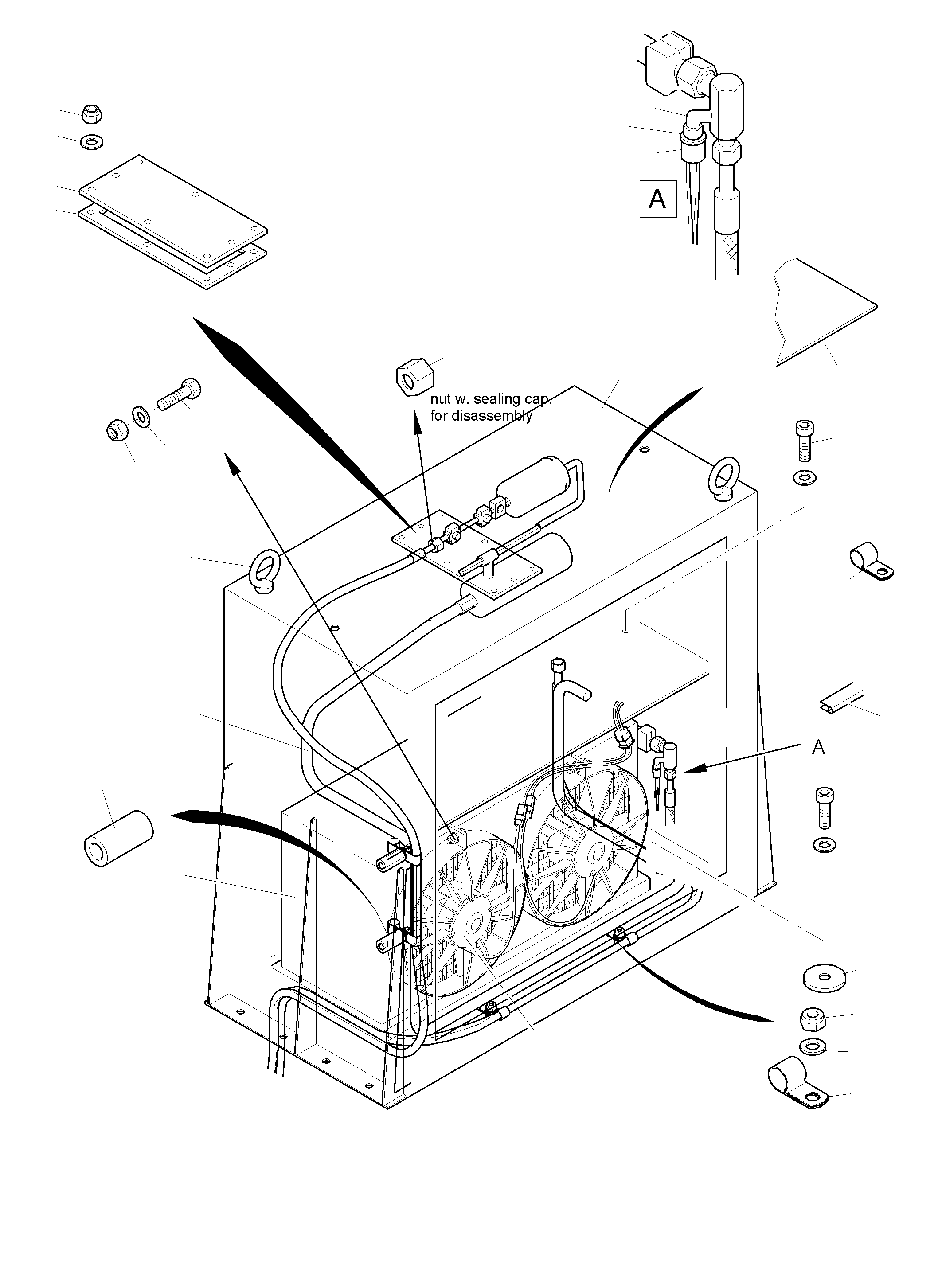 Excavators Mining Komatsu / PC4000-11 S/N 08274(G08274) / Air Condition Arr. - Cabine(359-2042 : 359-2042)