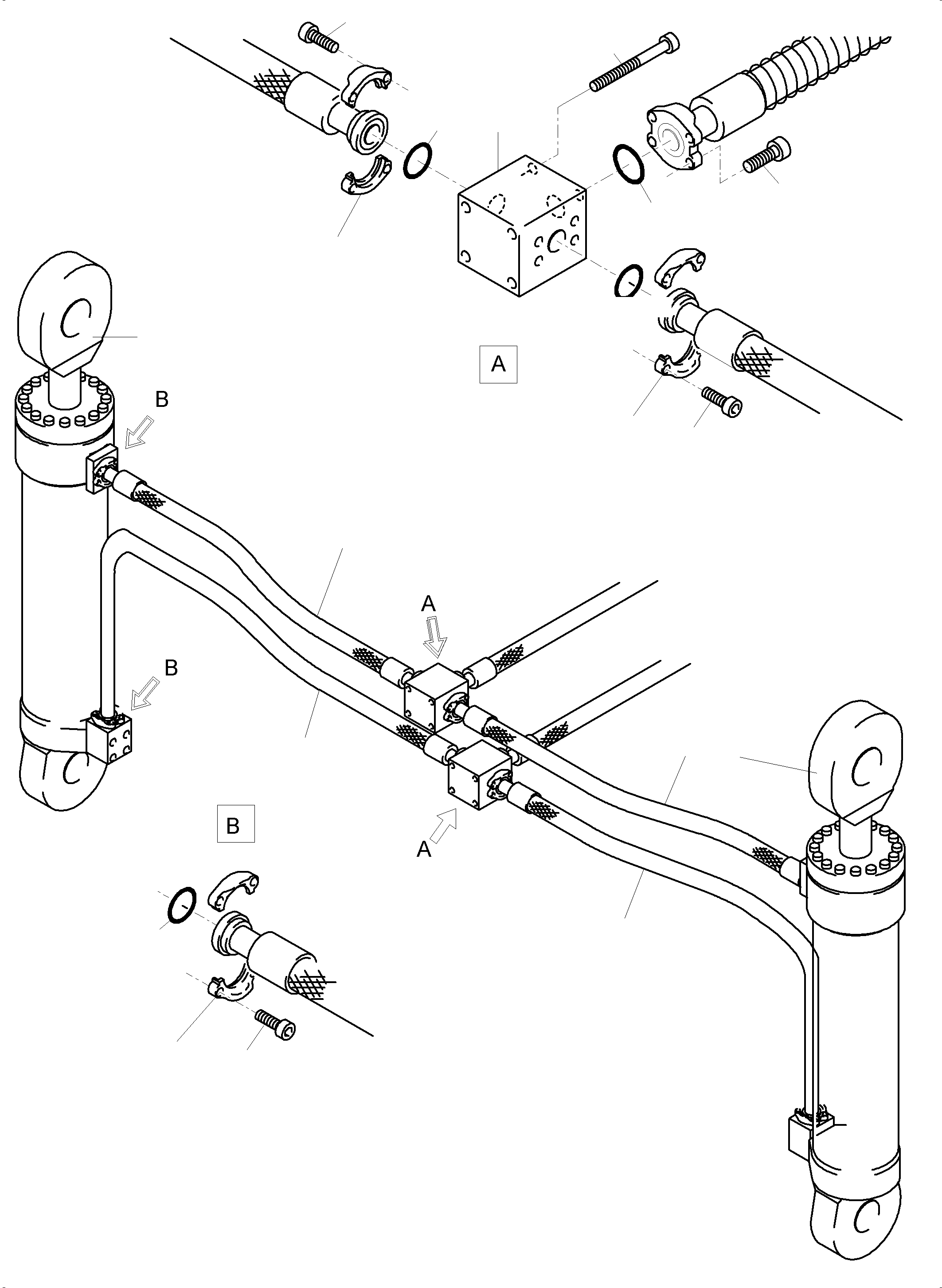 Excavators Mining Komatsu / PC4000-6E S/N 08280(G08280) / Bullclam Bucket 22,0 cbm(355-5019 : 355-5019)