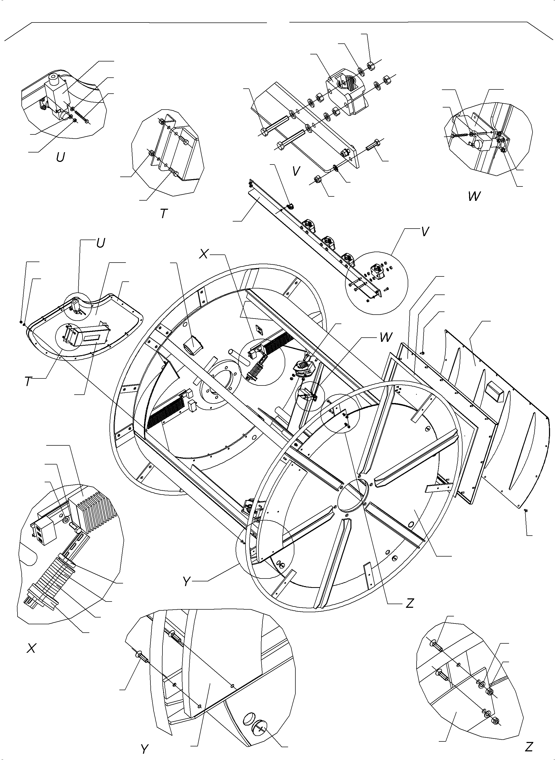 Excavators Mining Komatsu / PC4000-6E S/N 08280(G08280) / Drum Sheet Casing(991-1566 : 991-1566)