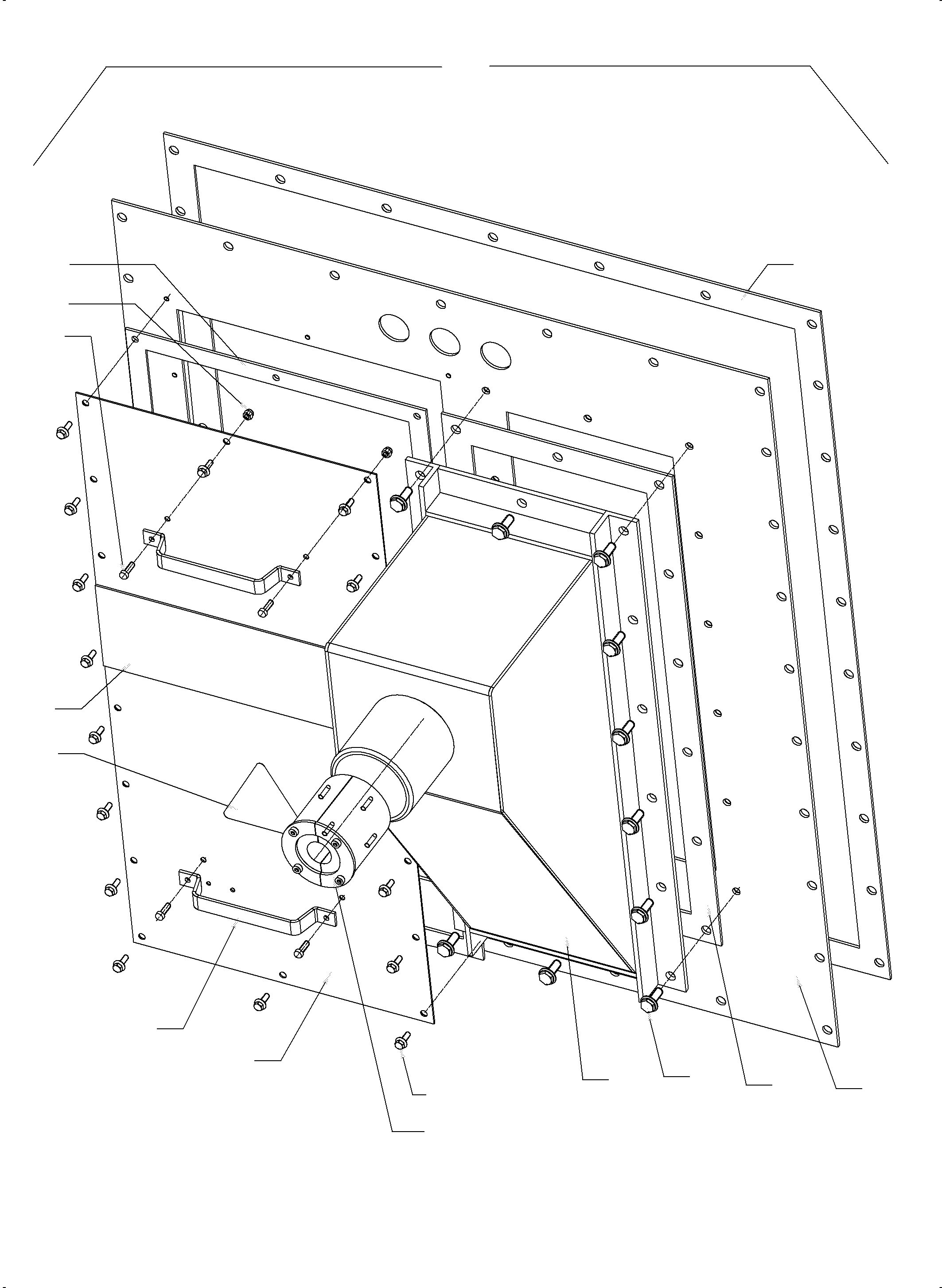 Komatsu parts book diagram for PC4000-6E S/N 08286: HOOD ASSY.