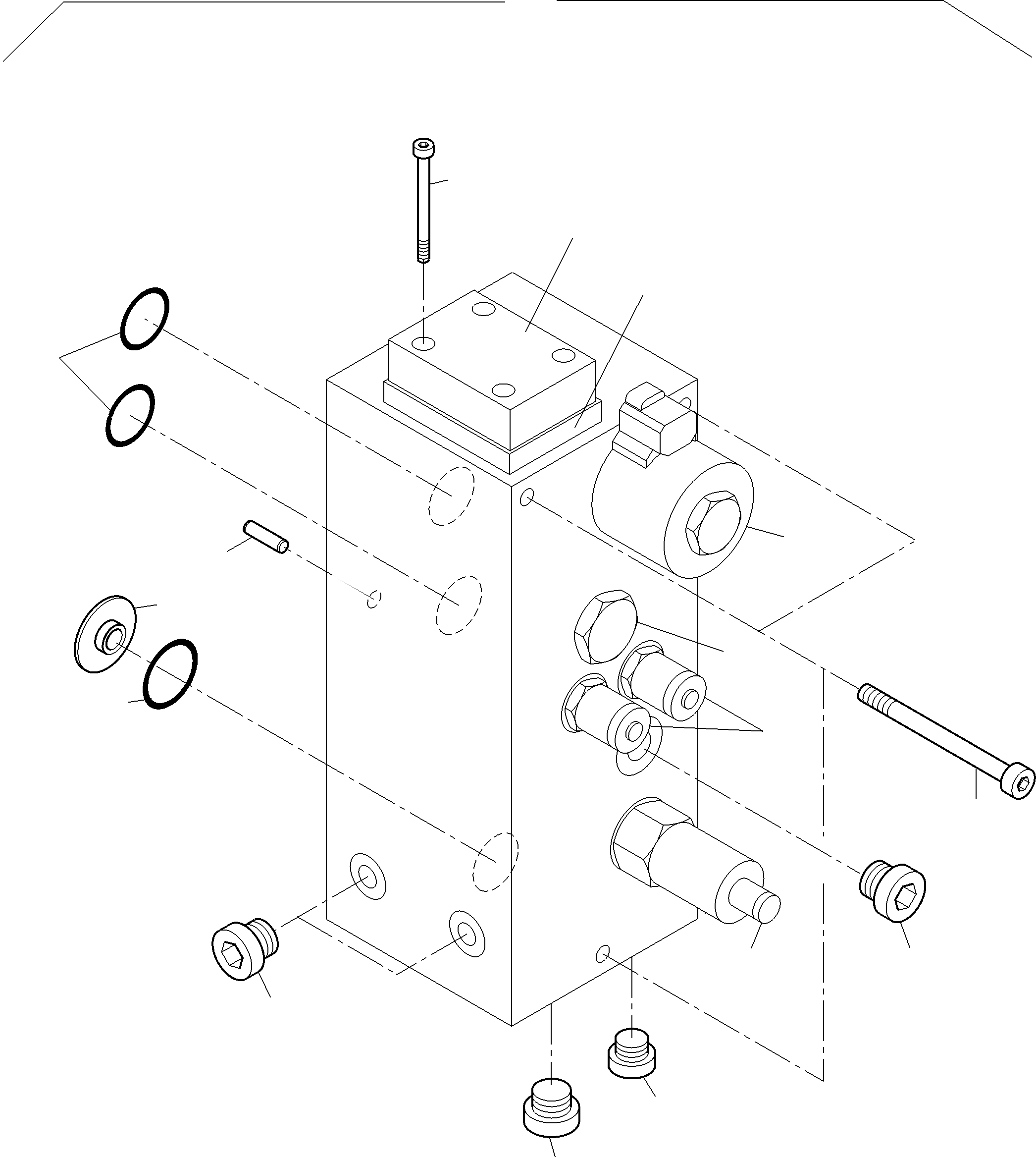 Komatsu parts book diagram for PC4000-6E S/N 08286: VALVE - TRAVELLING GEAR