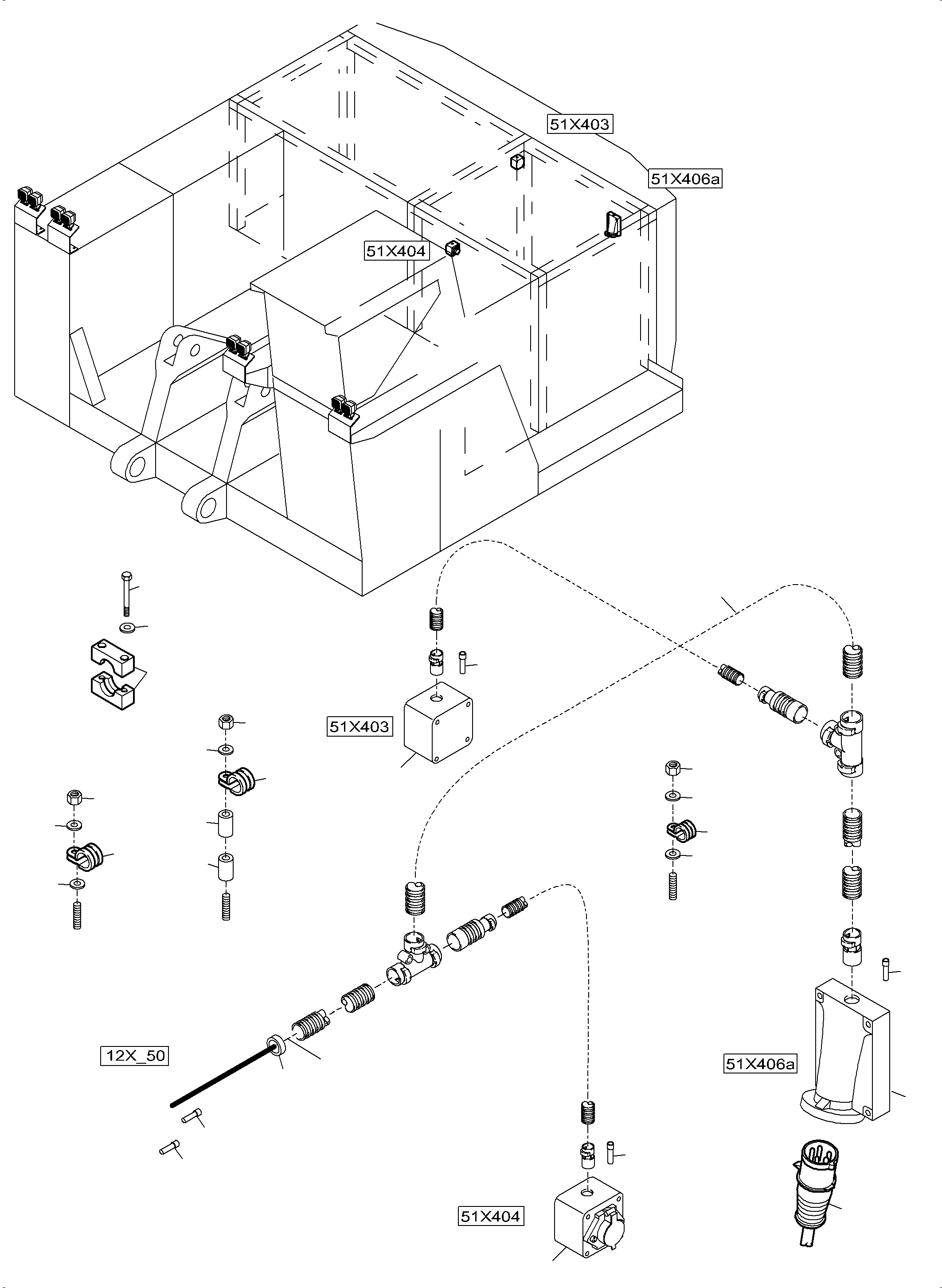 Komatsu parts book diagram for PC4000-6E S/N 08286: CAPACITOR ARR.